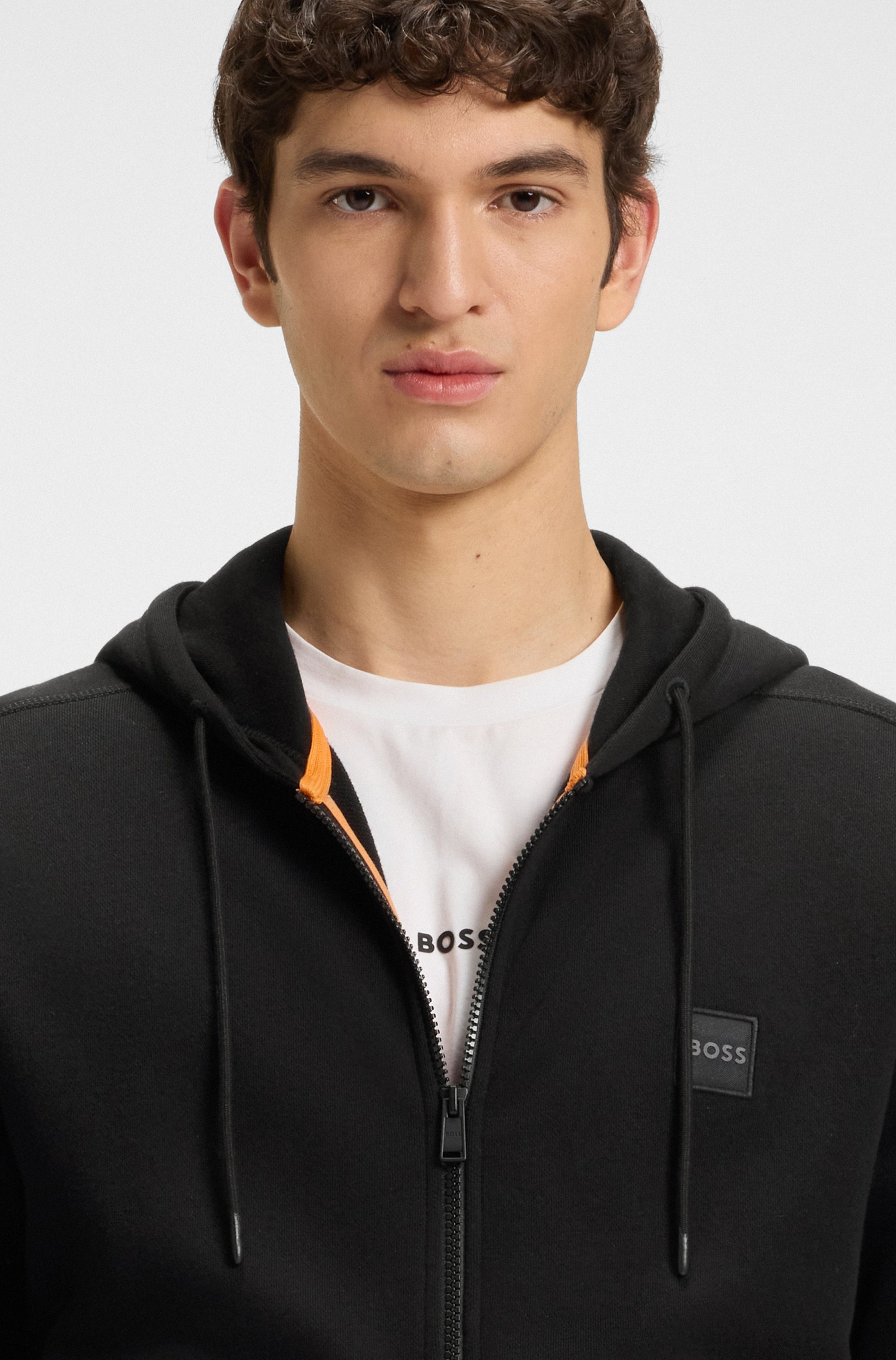 BOSS ORANGE Kapuzensweatjacke "Zetalky", mit Kängurutasche günstig online kaufen