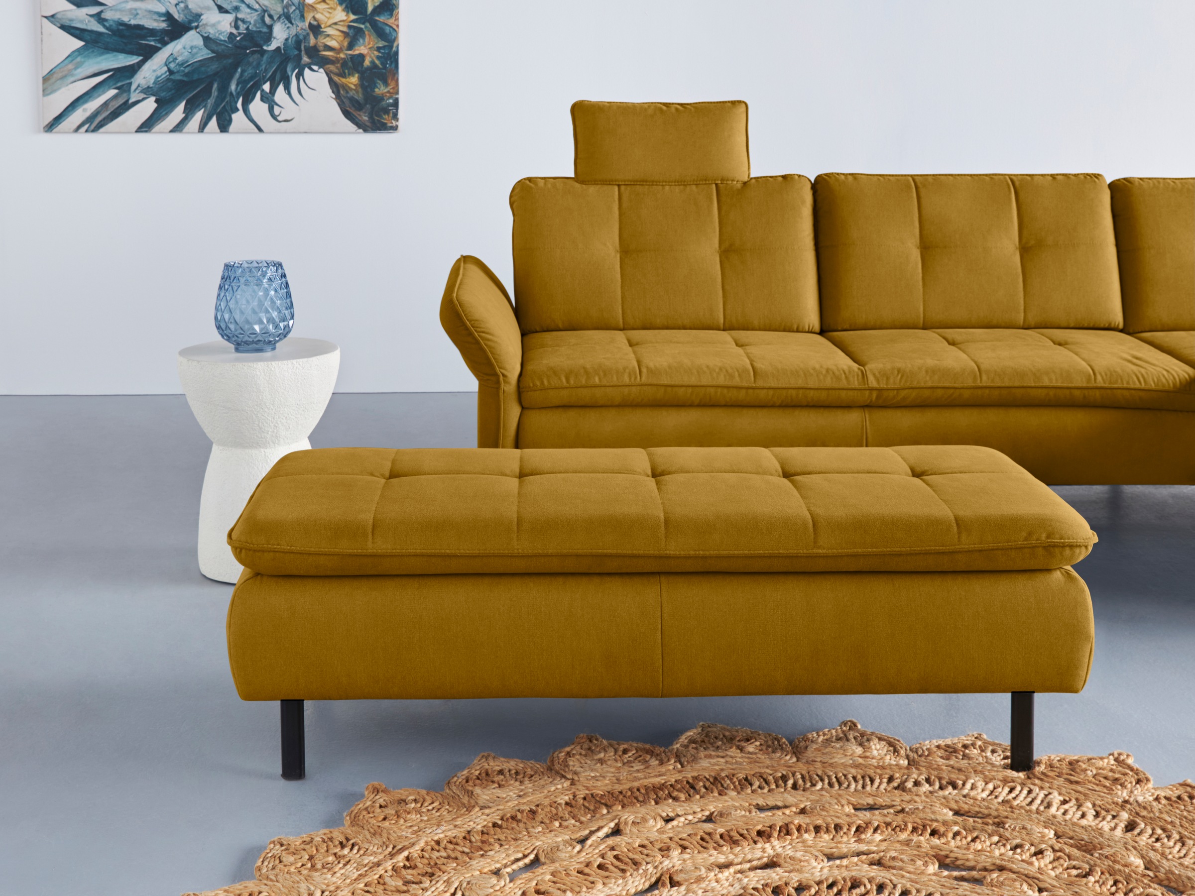 INOSIGN Hockerbank »Birkholm«, passend zur Serie "Birkholm", B/T/H: 137/65/44 cm