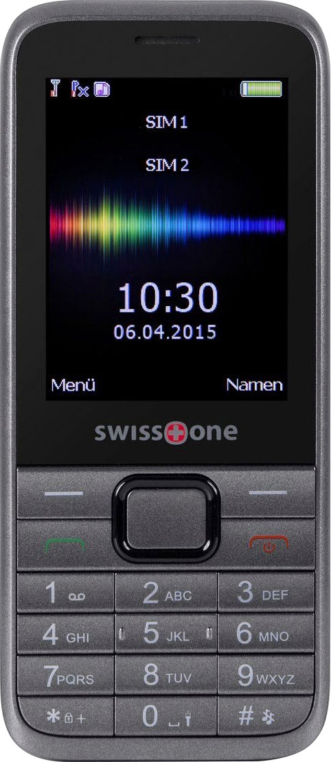 Swisstone Handy »SC 560«, dunkelgrau, 6,1 cm/2,4 Zoll, 1 MP Kamera