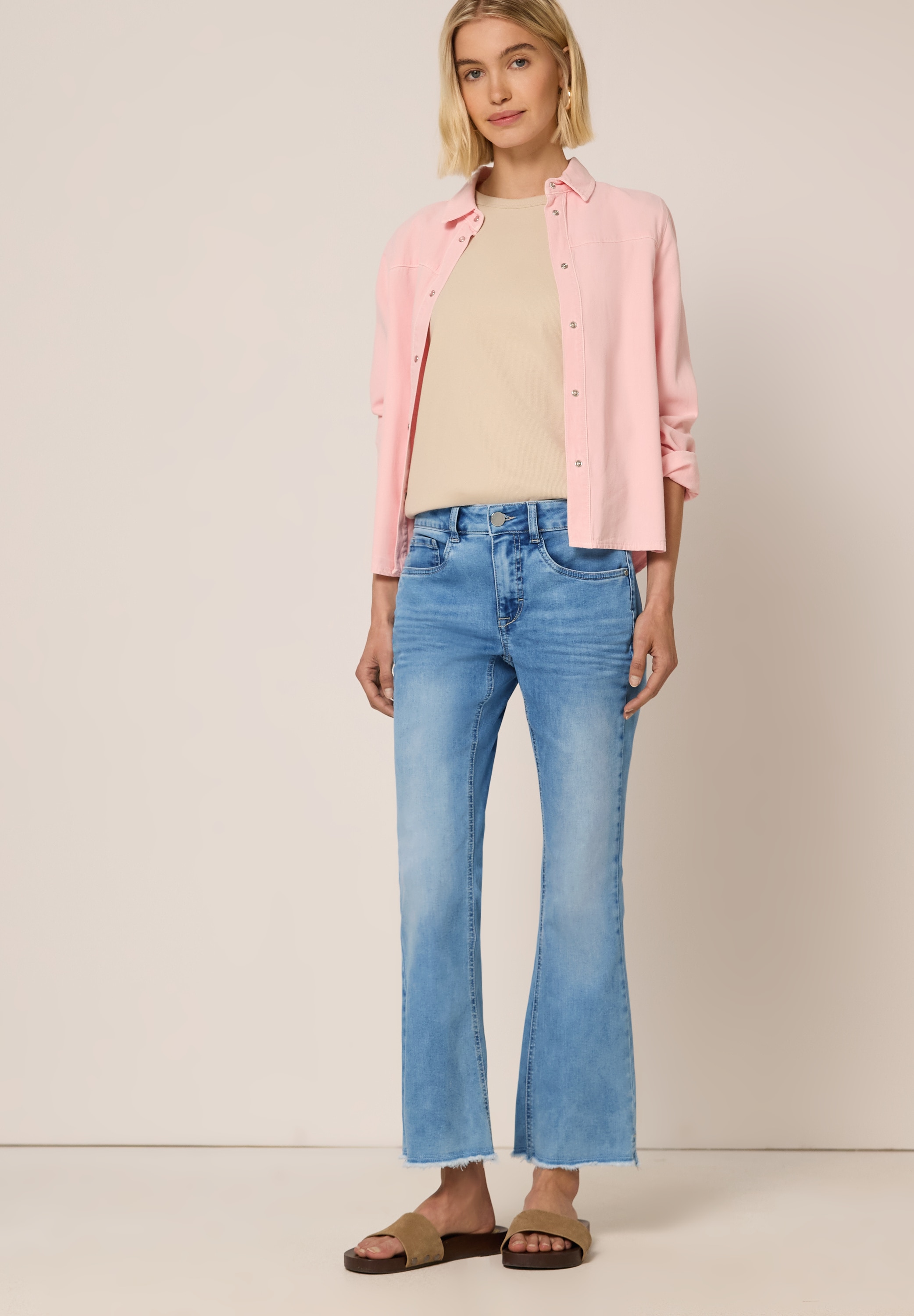 STREET ONE STUDIO Comfort-fit-Jeans Middle Waist