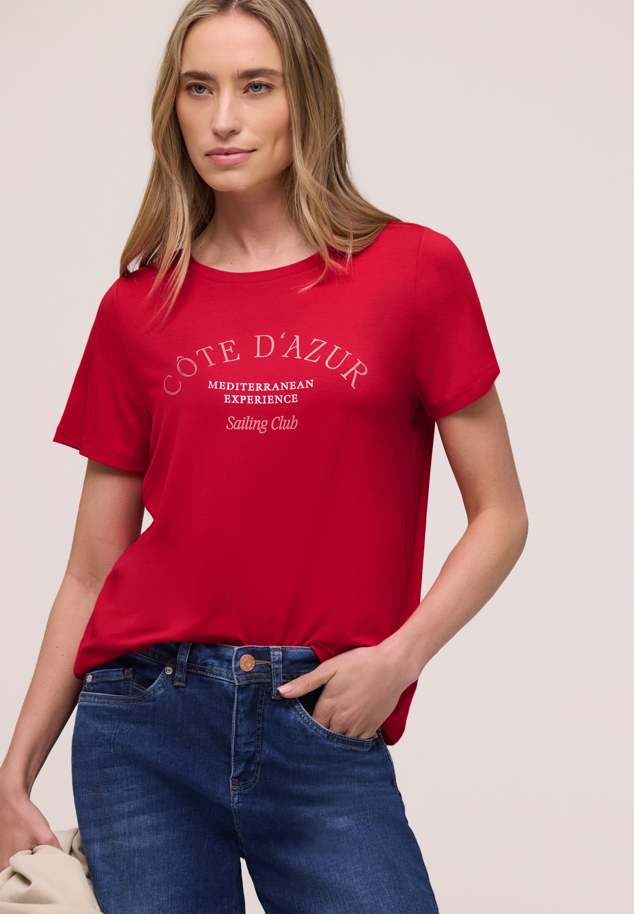 STREET ONE T-Shirt Rundhalsausschnitt