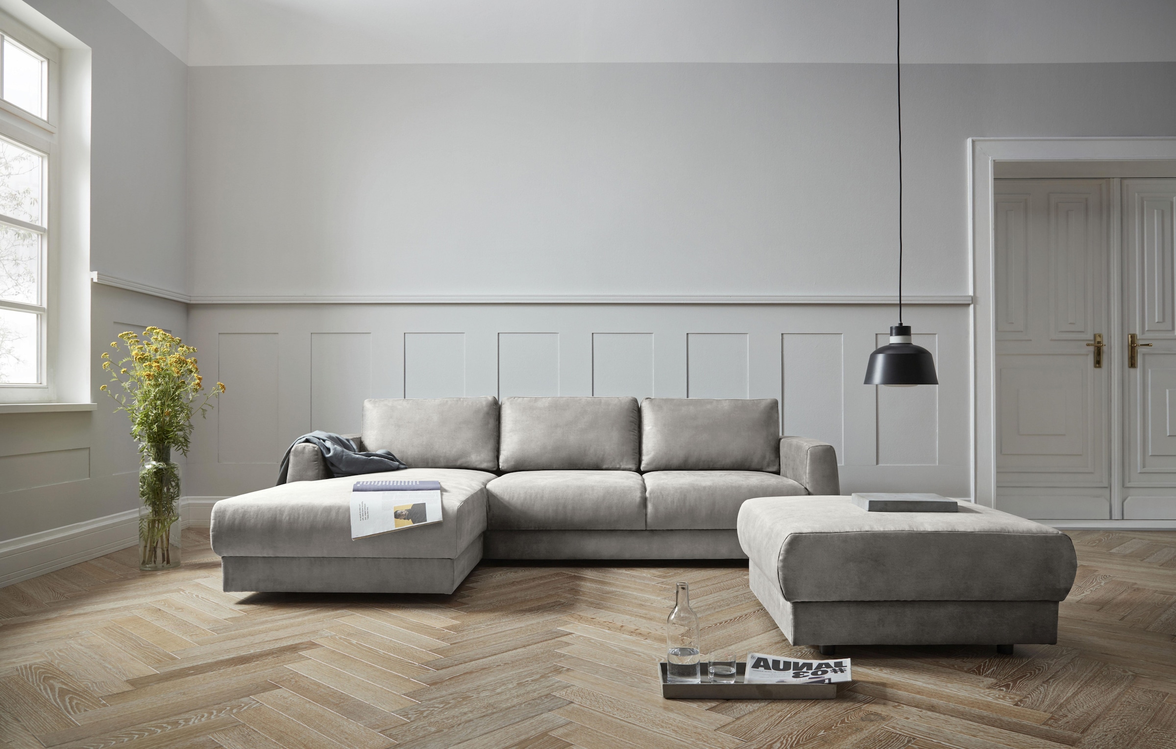 andas Ecksofa »Hobro L-Form«, in 3 Bezugsqualitäten in vielen Farben, Design by Morten Georgsen