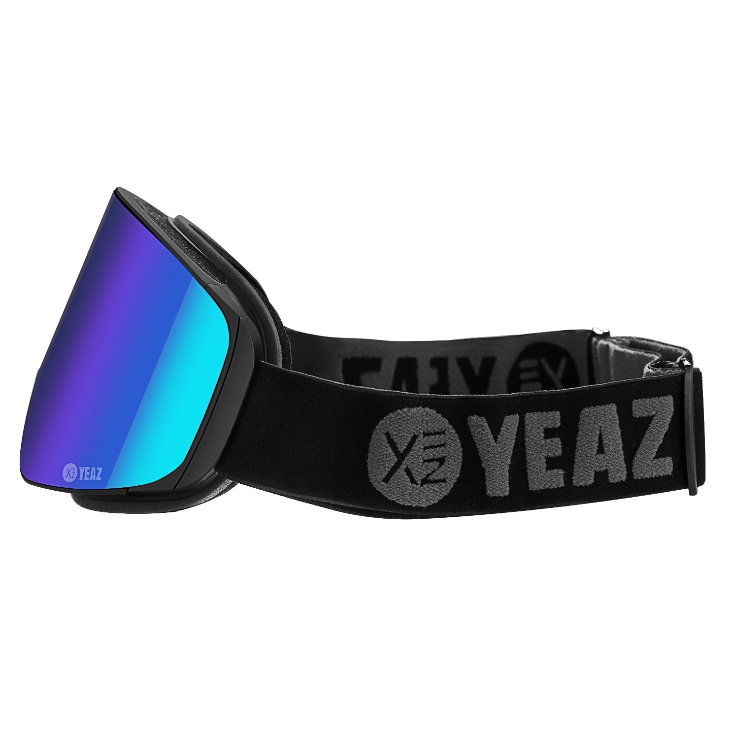 Thumbnail - YEAZ Snowboardbrille "Magnet-Ski-Snowboardbrille grün verspiegelt/schwarz APEX"