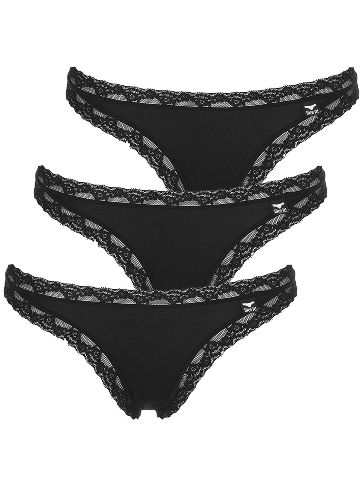 like it String "3er Pack Damen String Olivia", (Spar-Pack, 3 Stück St.) günstig online kaufen