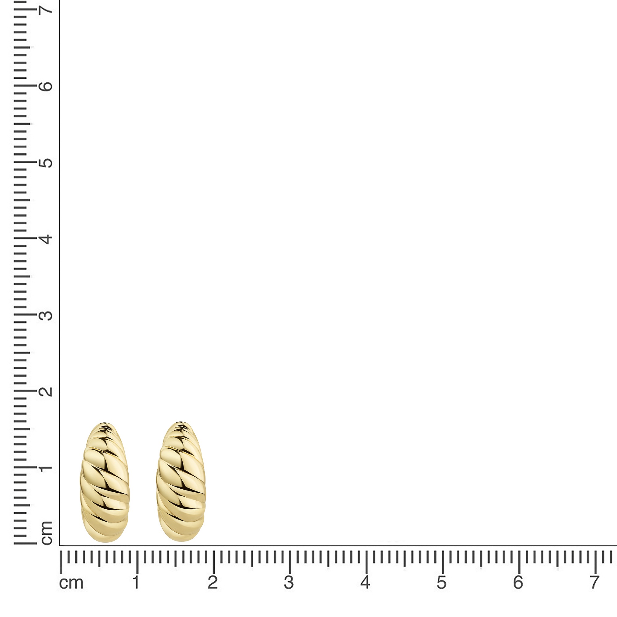 Zeeme Paar Creolen »925/- Sterling Silber vergoldet«