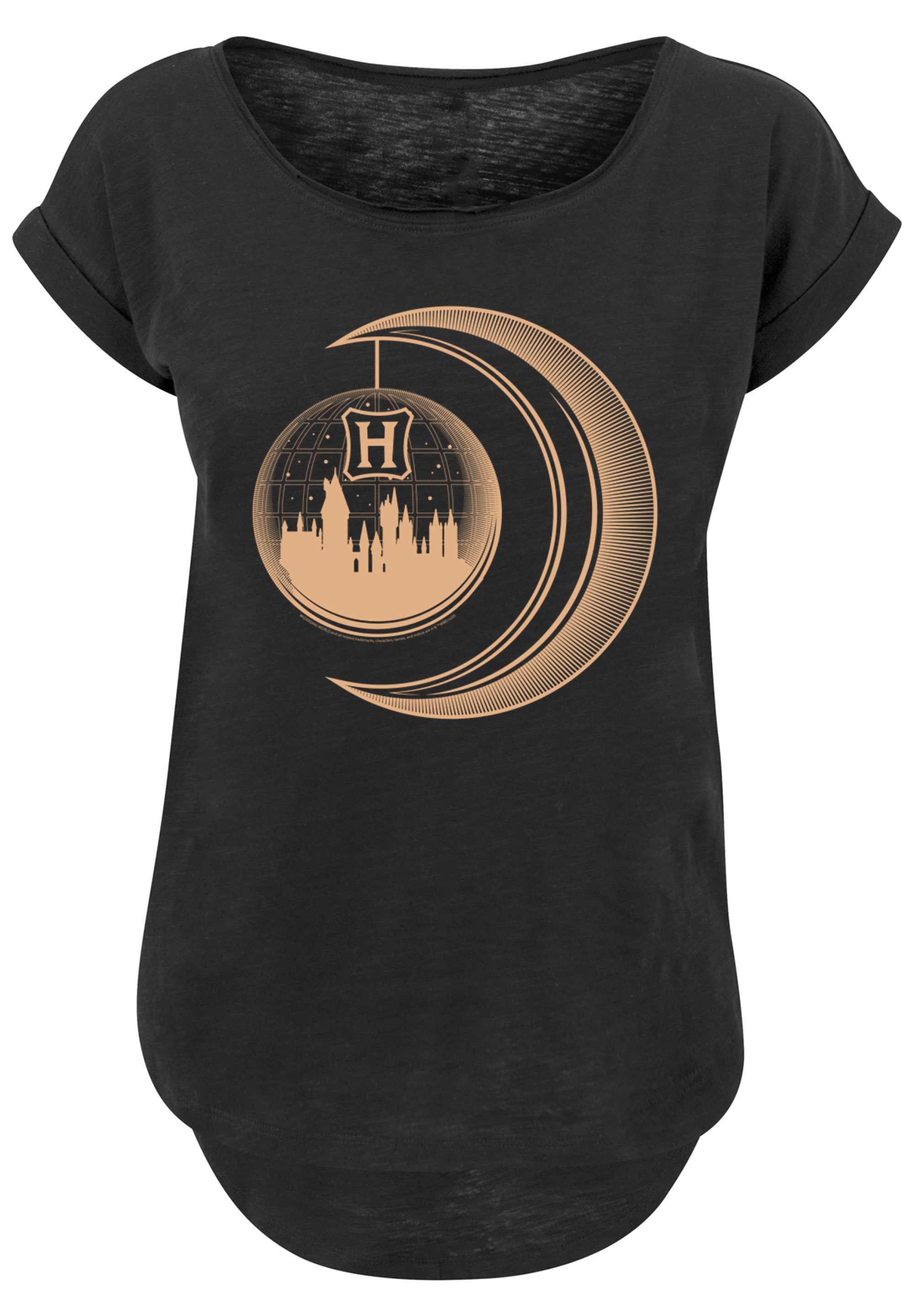 F4NT4STIC T-Shirt »Harry Potter Hogwarts Moon«, Print