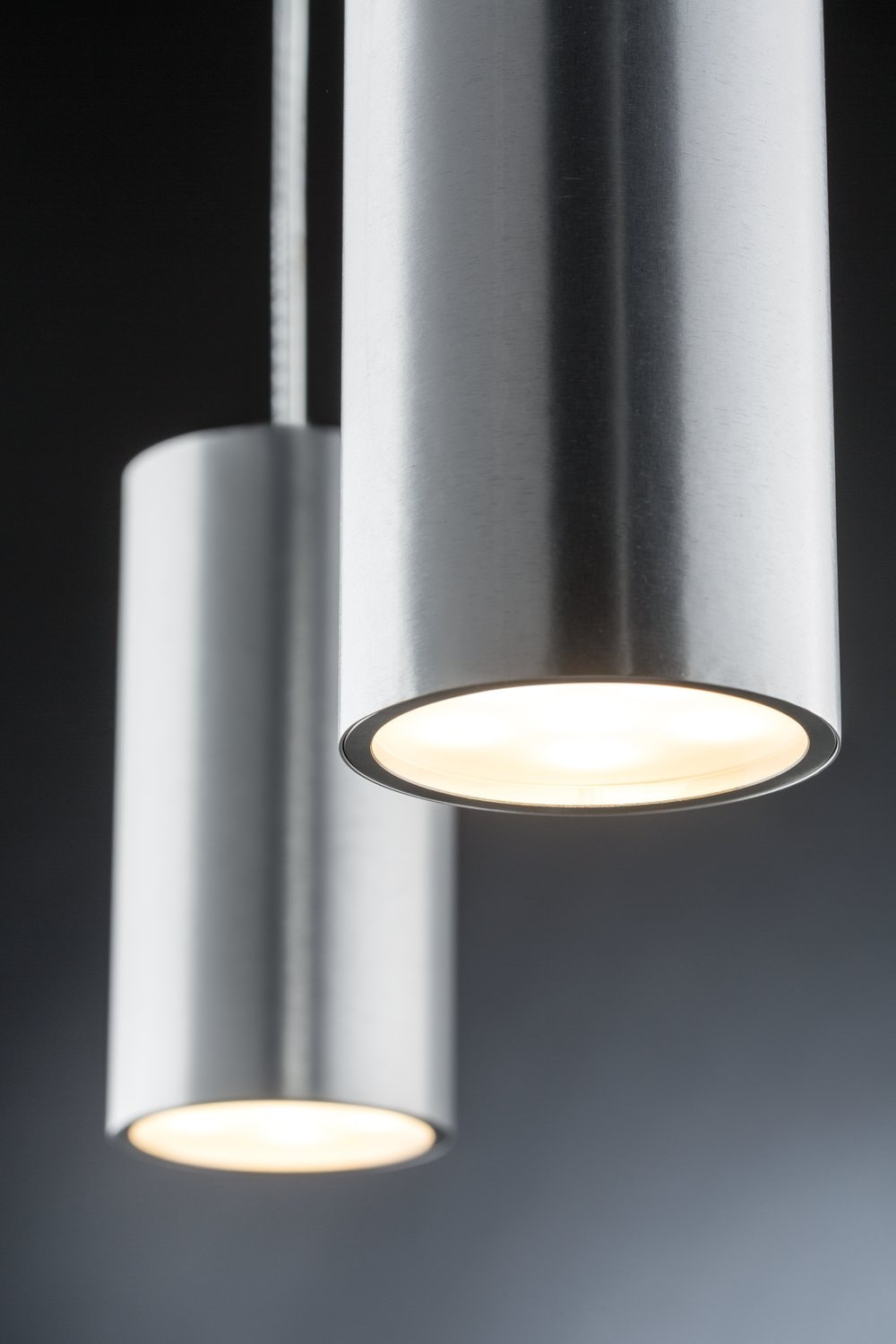 Paulmann Schienensystem-Leuchten »URail Pendel Barrel 370lm 6W 2700K 230V Chrom matt, Alu eloxiert 230V«