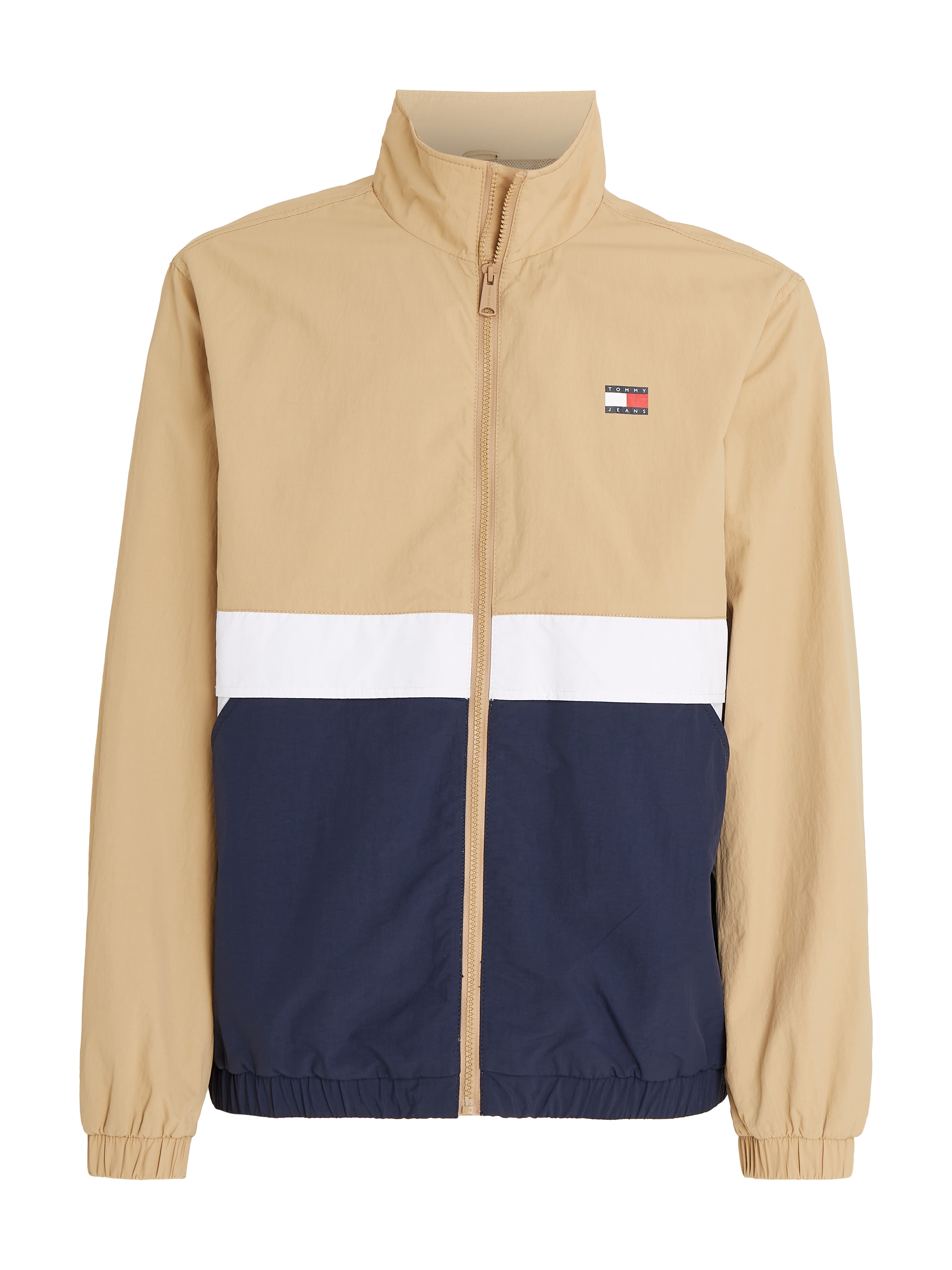 Tommy Jeans Anorak »TJM ESSENTIAL COLORBLOCK JACKET«, mit hohem Stehkragen