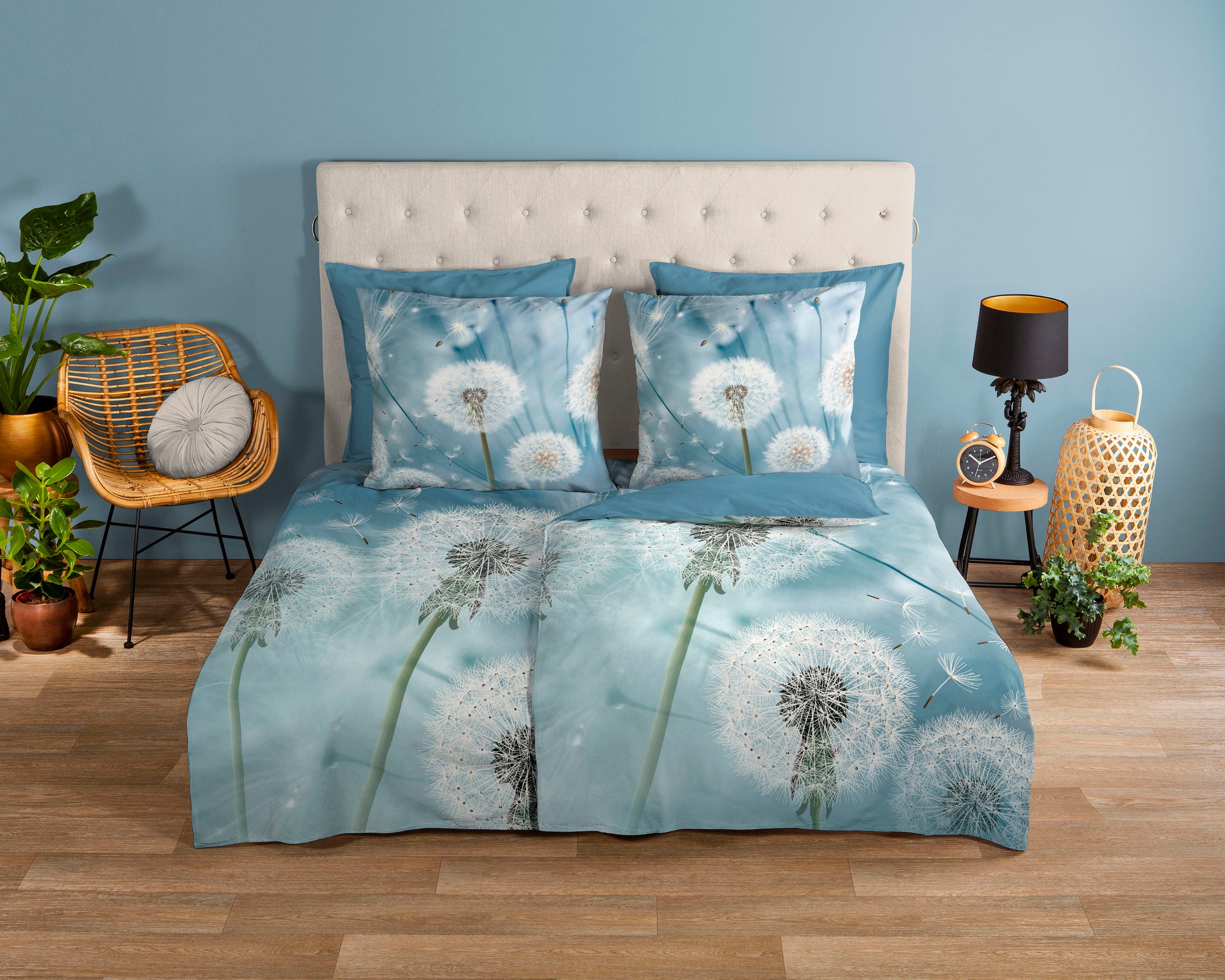 good morning Wendebettwäsche "Wishfull" 2 Stk. 100% Baumwolle, 135x200, Rei günstig online kaufen