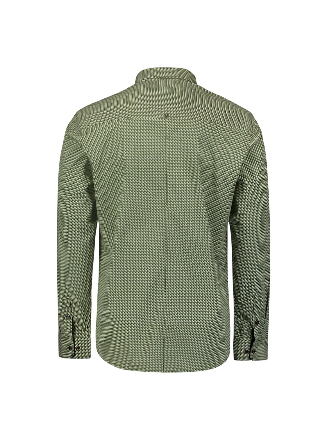 NO EXCESS Langarmhemd »No Excess Stretch All-Over Print Shirt«