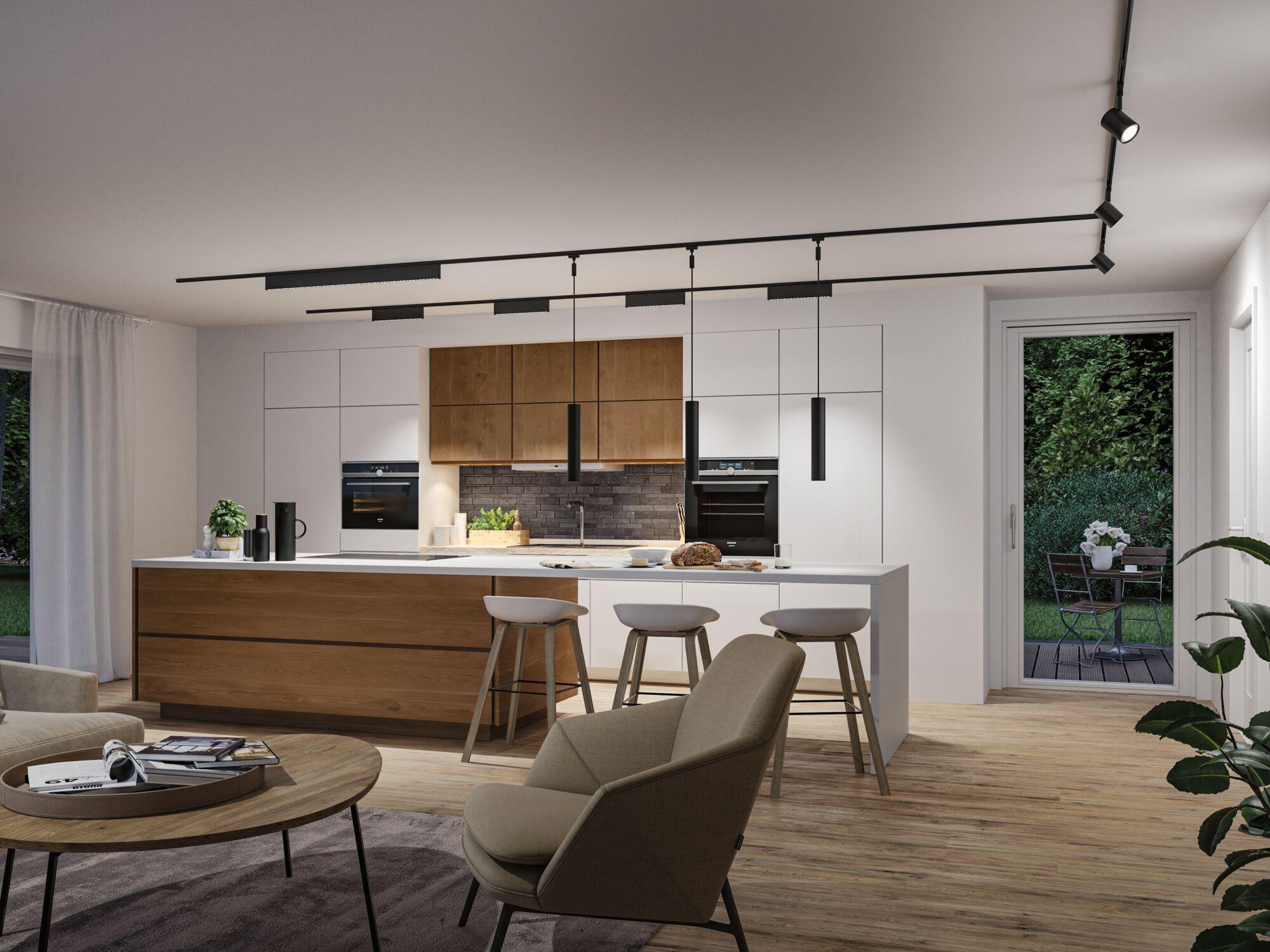 Paulmann Schienensystem-Leuchten »Zelos 1100lm 10W 4000K dimmbar 230V« LED-Modul 1 Stk. Neutralweiß 3-Step-Dim