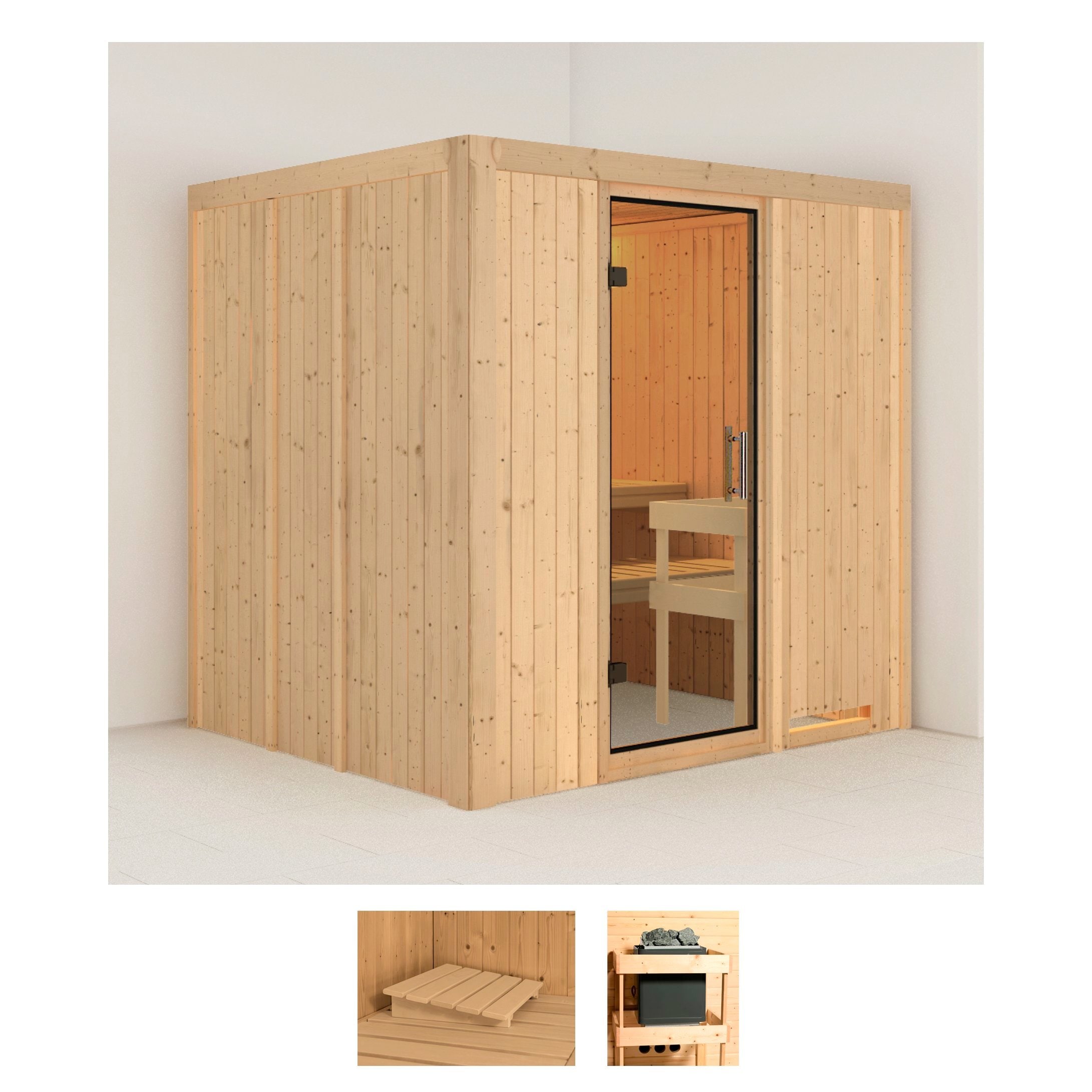 Sauna »Solida«, (Set), ohne Ofen