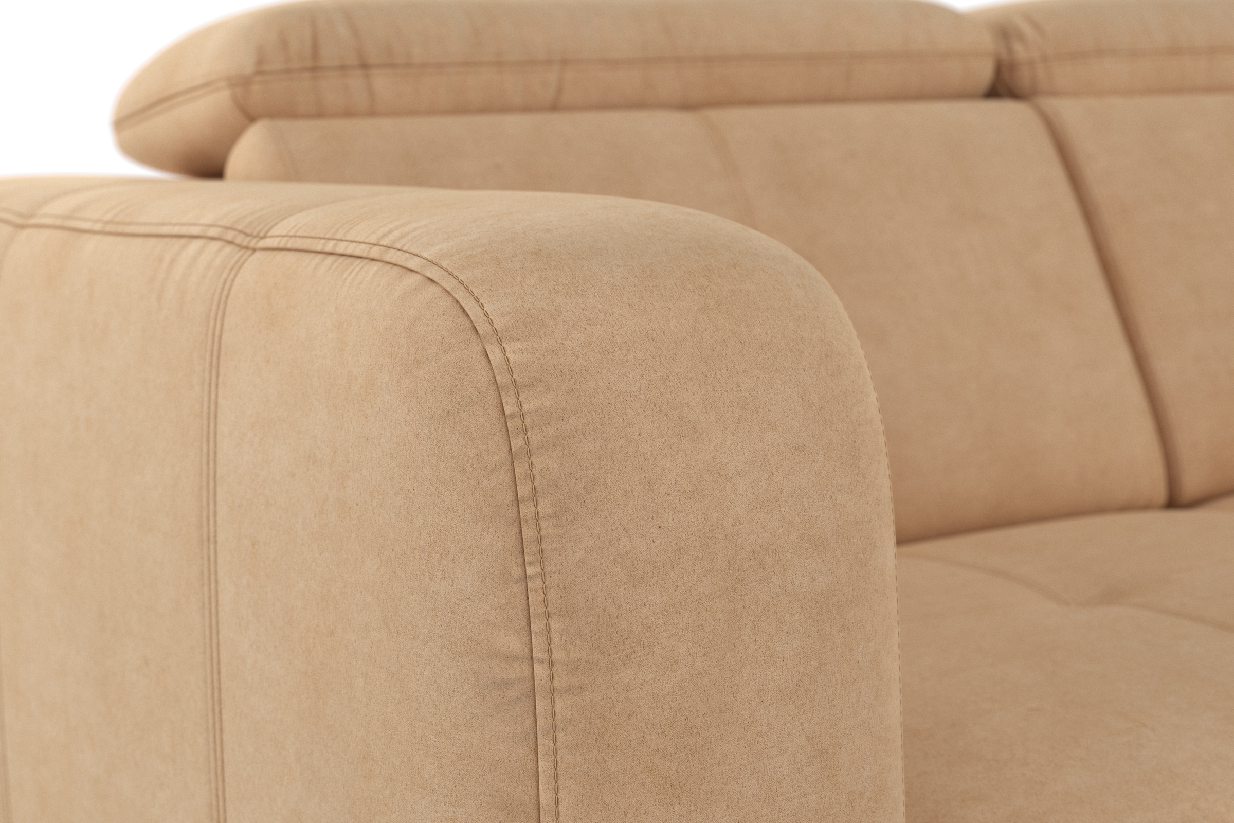 sit&more Ecksofa »Belluci L-Form«, inklusive Federkern, wahlweise mit Bettfunktion und Bettkasten