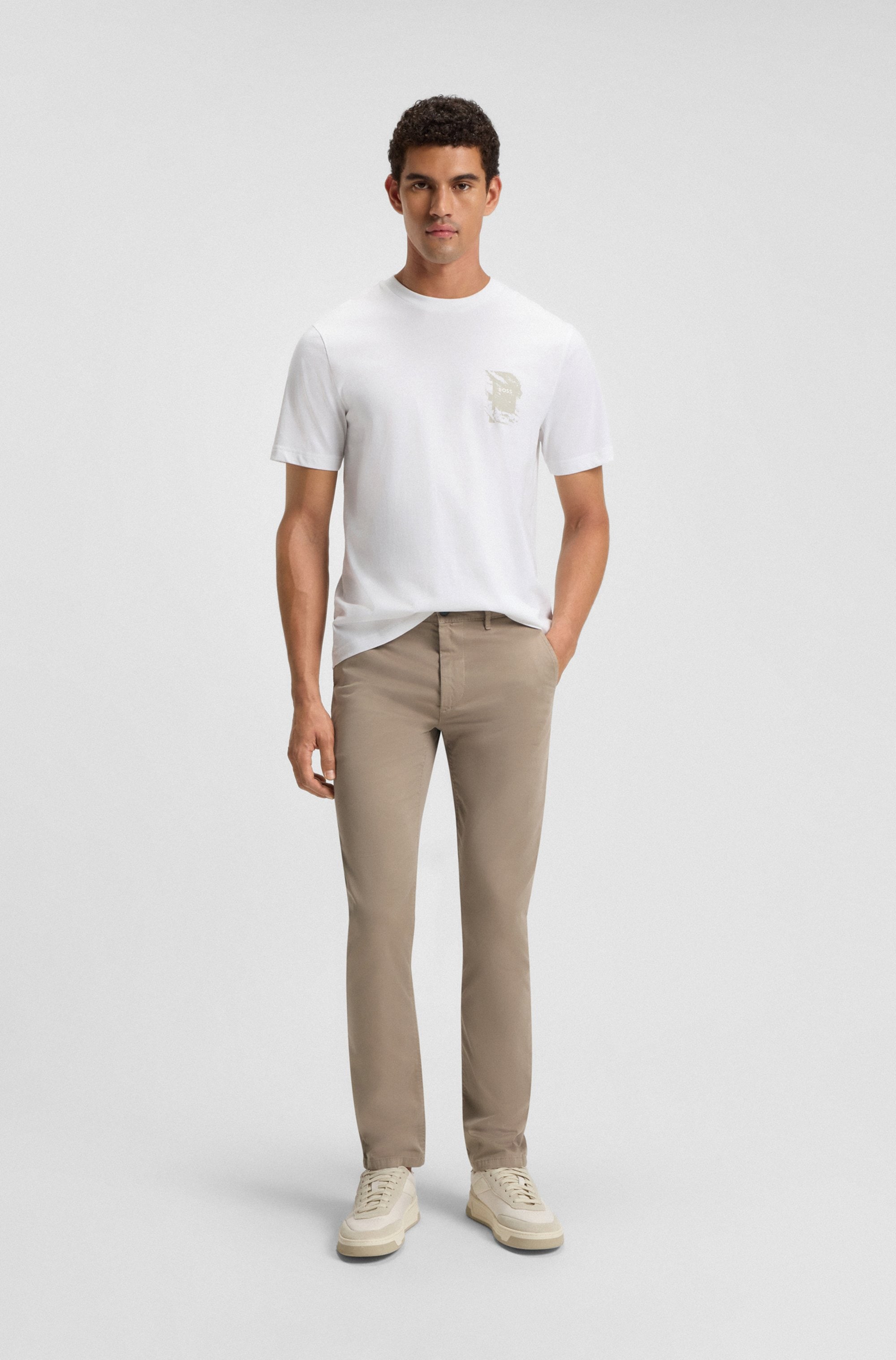 BOSS ORANGE Chinohose »slim«, mit Gesäßtaschen