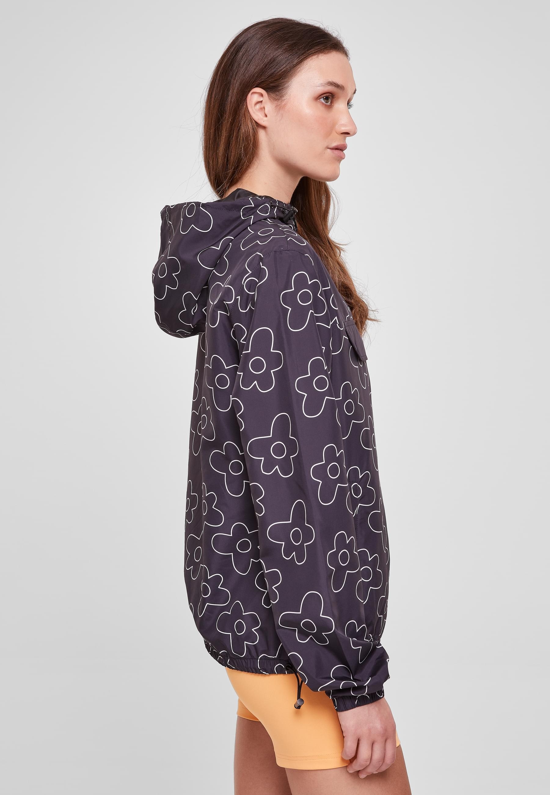 URBAN CLASSICS Allwetterjacke »Urban Classics Damen Ladies AOP Pullover Jacket«, (1 St.), mit Kapuze