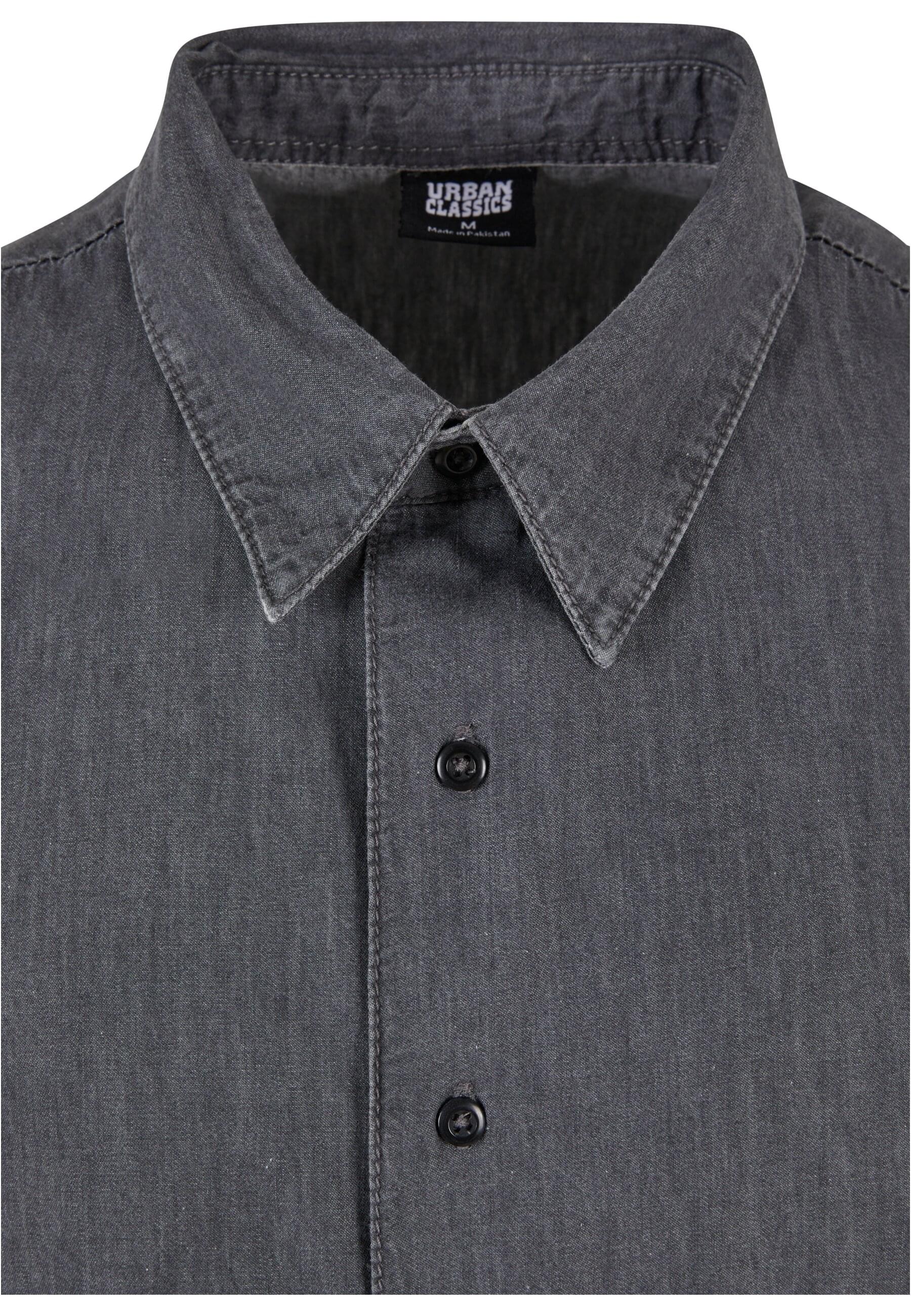 Thumbnail - URBAN CLASSICS Langarmhemd "Urban Classics Herren Lightweight Denim Shirt", (1 tlg.)