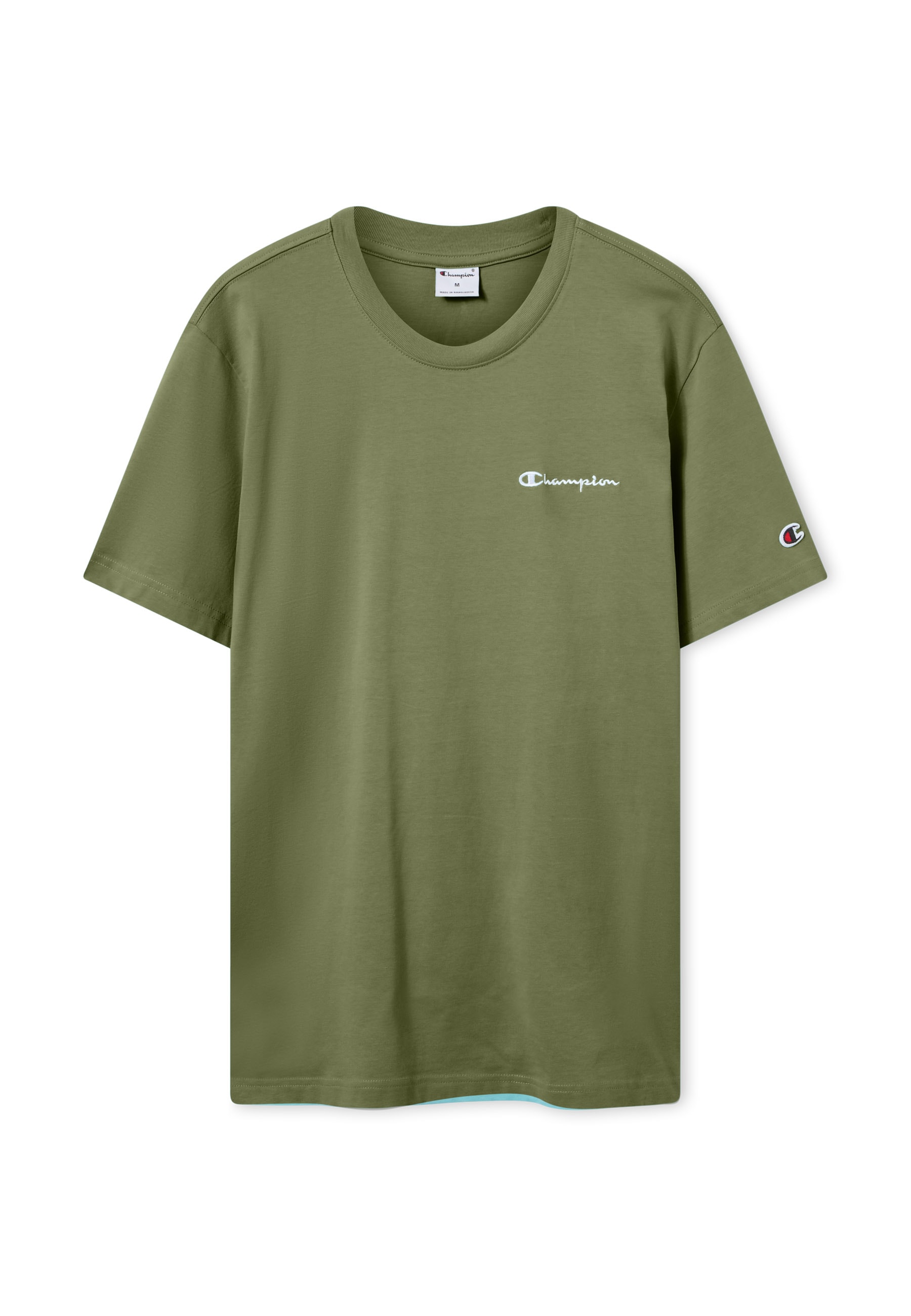 Champion T-Shirt »ICONS CONTRAST  SS Tee« Kurzarm, mit Rundhalsausschnitt, aus Baumwolle, sportlicher Schnitt