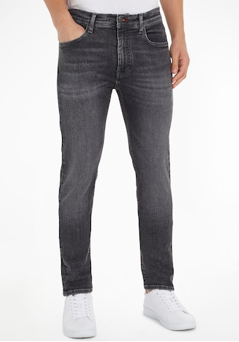 5-Pocket-Jeans »SLIM BLEECKER PSTR«, mit Tommy Hilfiger Leder-Batch am hinteren...