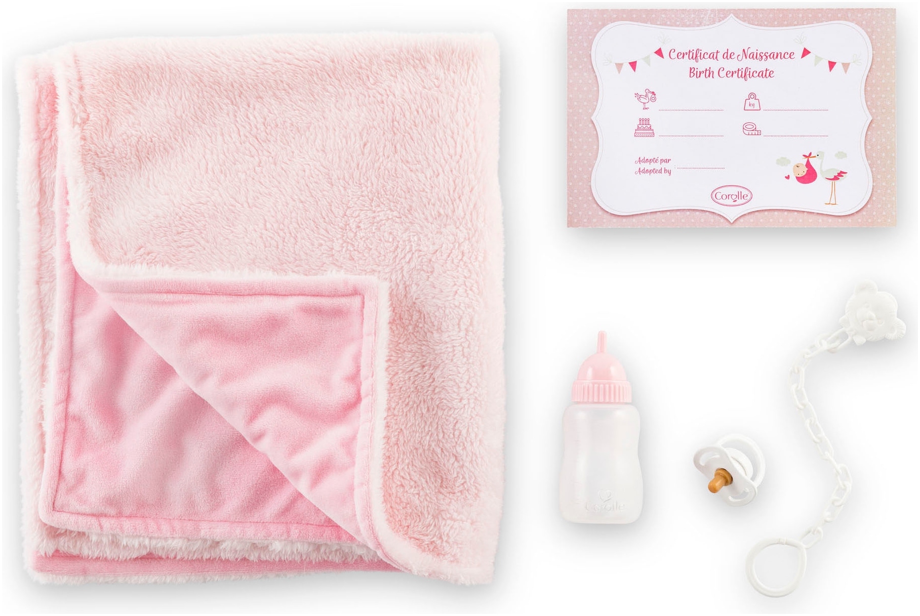 Corolle® Babypuppe »Mon Grand Poupon Rose Newborn«, mit Vanilleduft