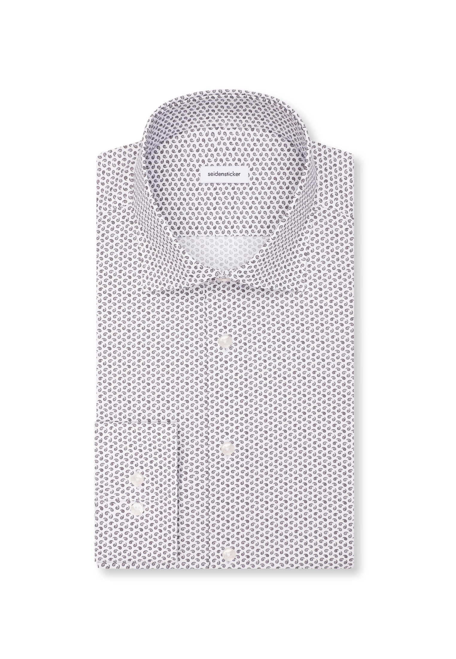 seidensticker Businesshemd »Schwarze Rose« X-Slim 1/1 Kentkragen Kettendruck