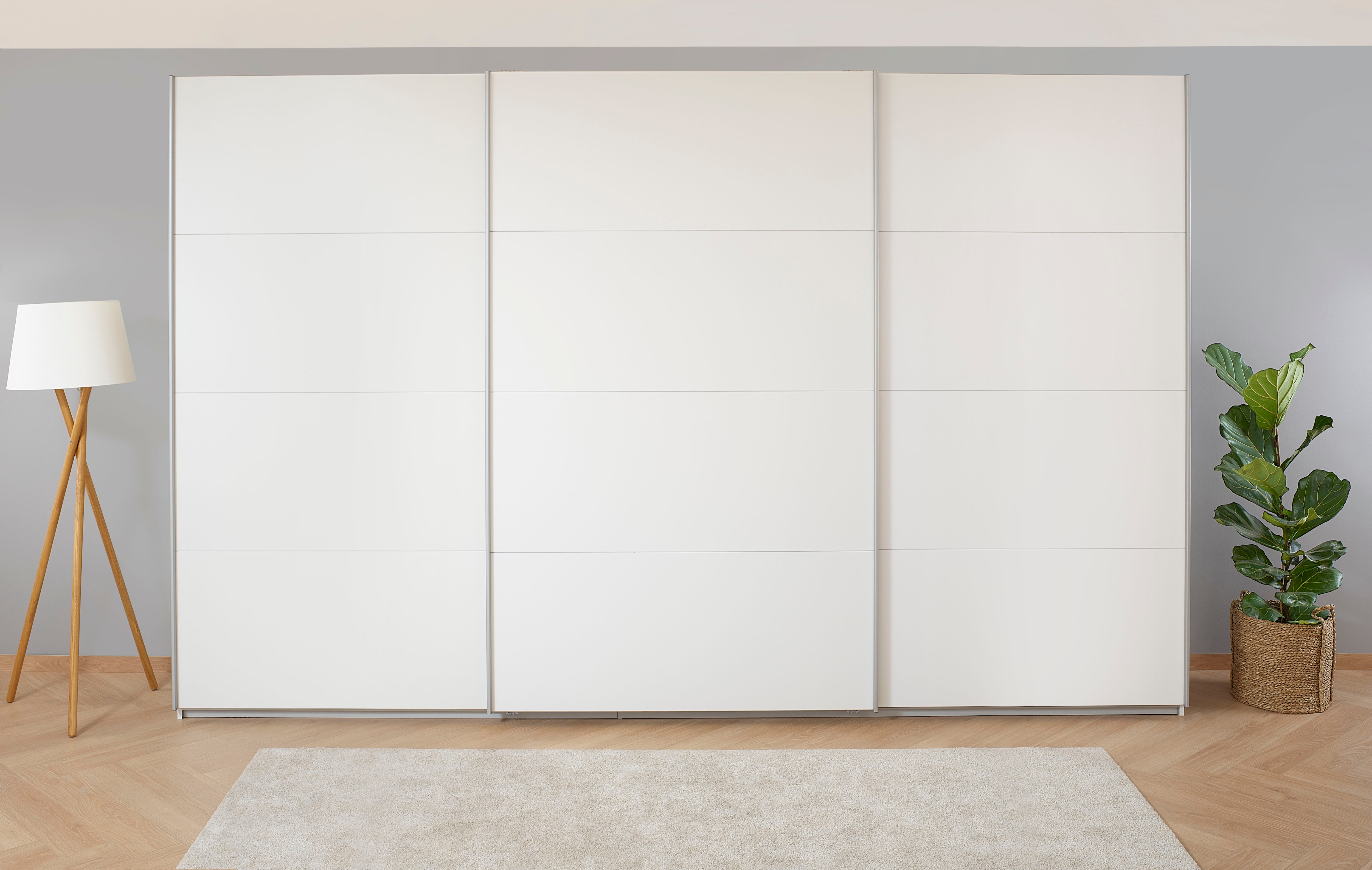 OTTO home Kleiderschrank "Mehrzweckschrank Aktenschrank Möbel Mietswohnung Schlafzimmer KOLUNA" 3 Ausstattungen BASIC/CLASSIC/PREMIUM (inkl. SOFT-CLOSE-FUNKTION), Breiten 203/271/315/360 cm Höhen 210/229 Dekor-Front MADE IN GERMANY