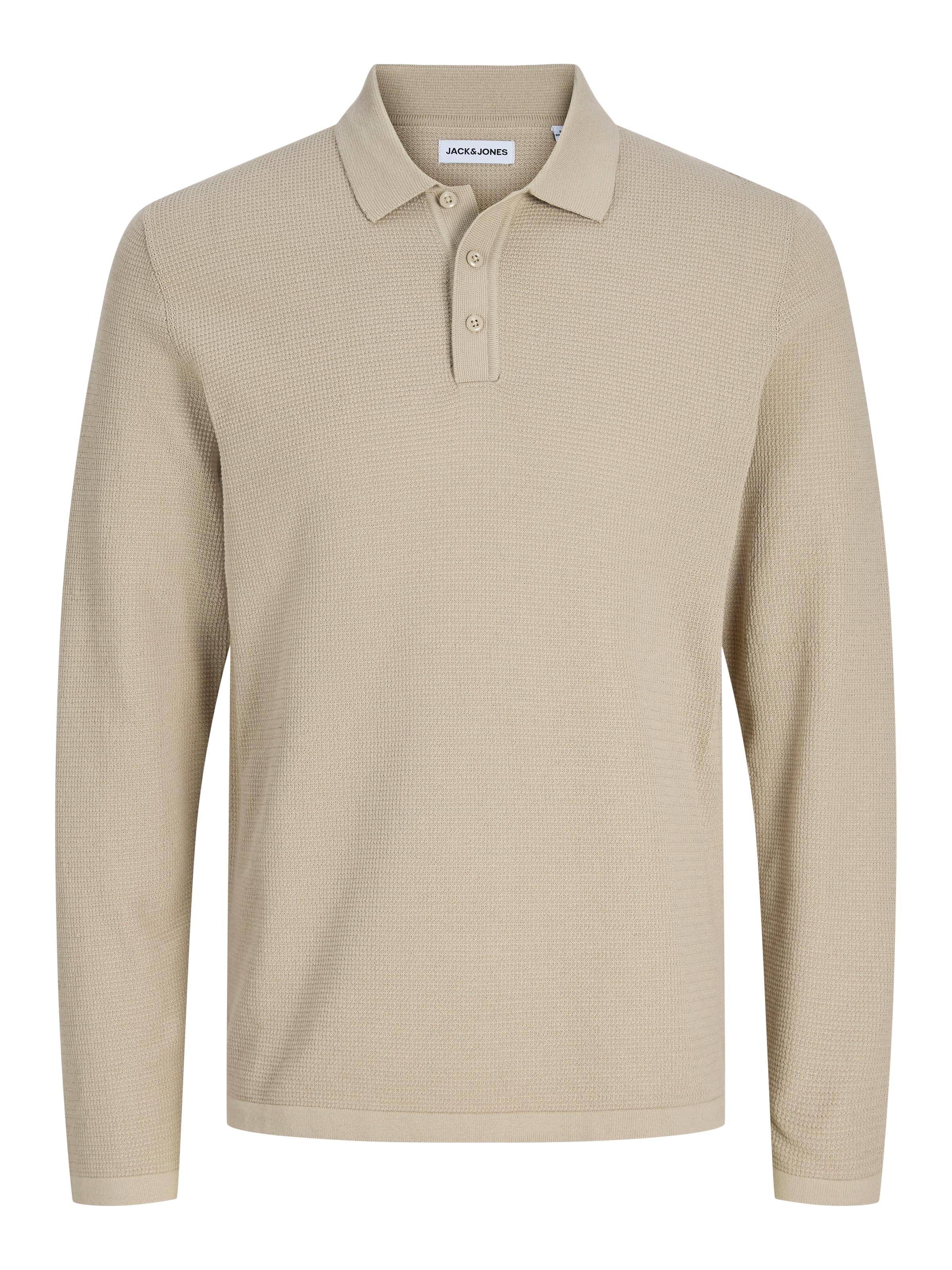 Jack & Jones Polokragenpullover »JJEAUSTIN KNIT LS POLO SN« Baumwollmischung, regular fit