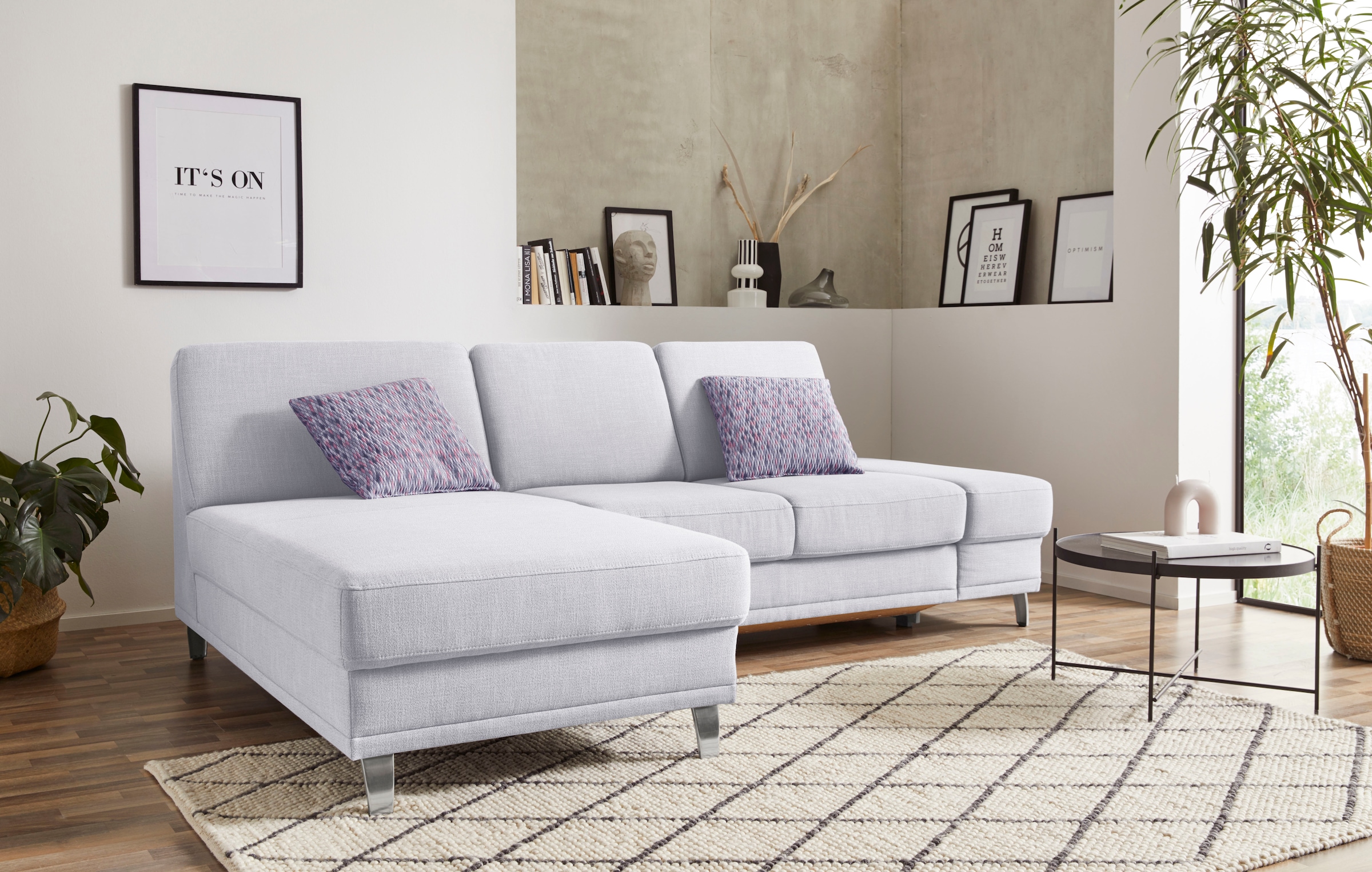 sit&more Ecksofa "Clio L-Form", wahlweise mit Bettfunktion oder Vorziehsitz günstig online kaufen