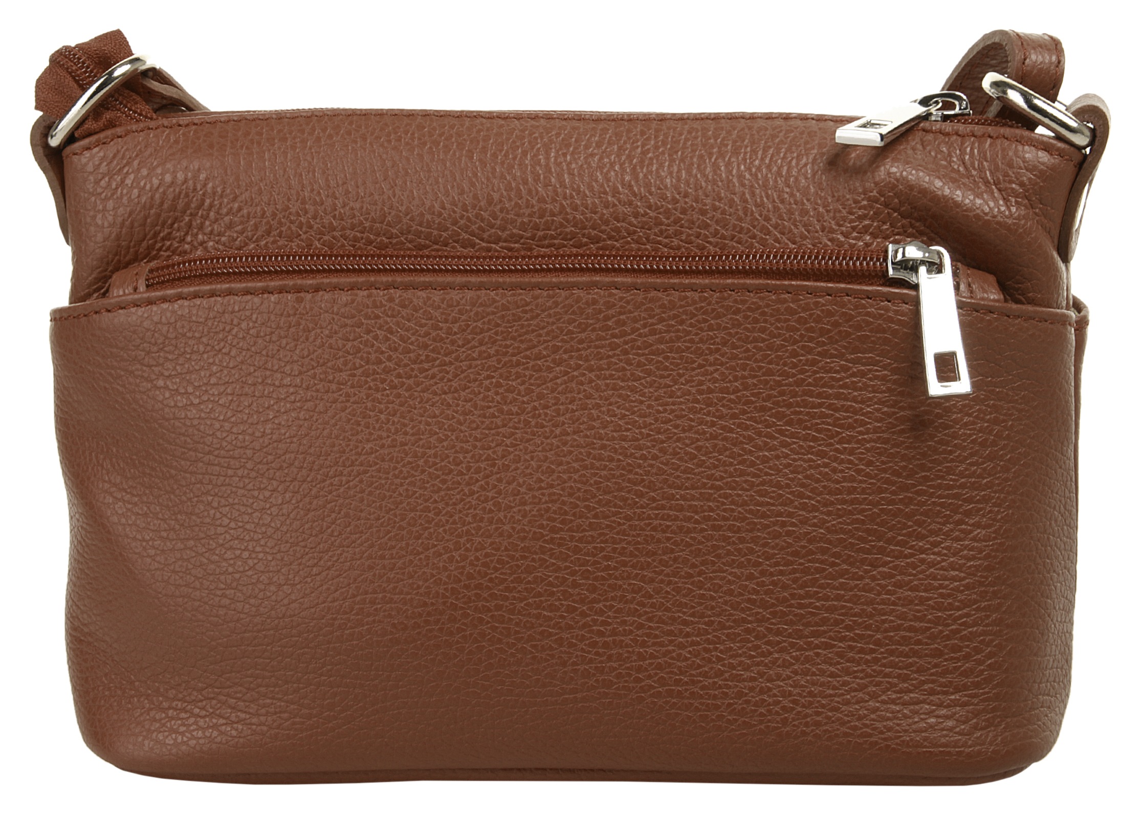 Cluty Umhängetasche, echt Leder, Made in Italy