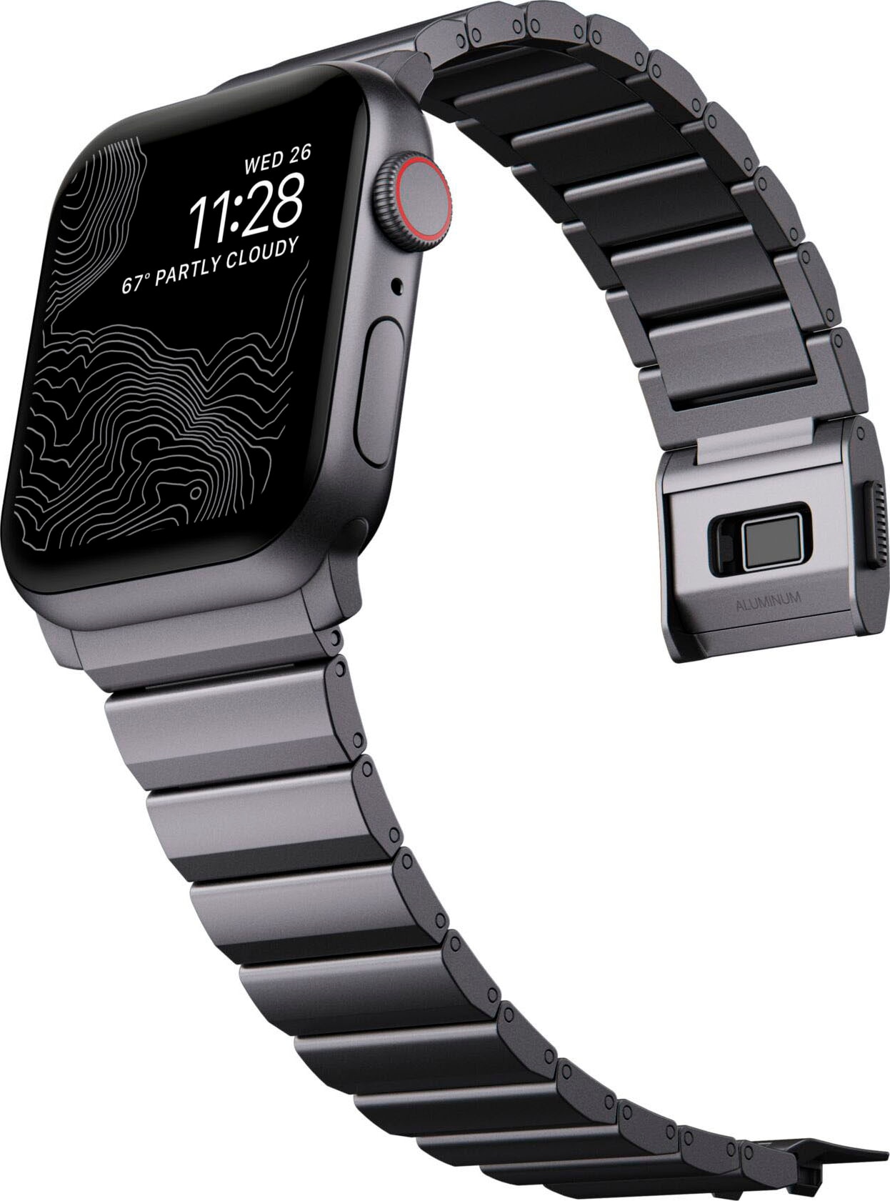 BAUR 42/44/45/49mm« Smartwatch-Armband | »Strap Nomad Aluminum