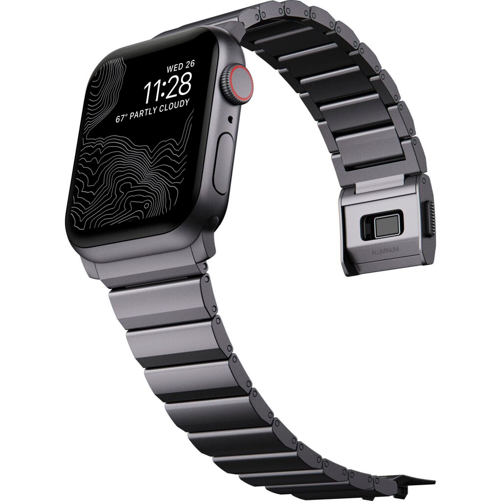 Nomad Smartwatch-Armband »Strap Aluminum 42/44/45/49mm«