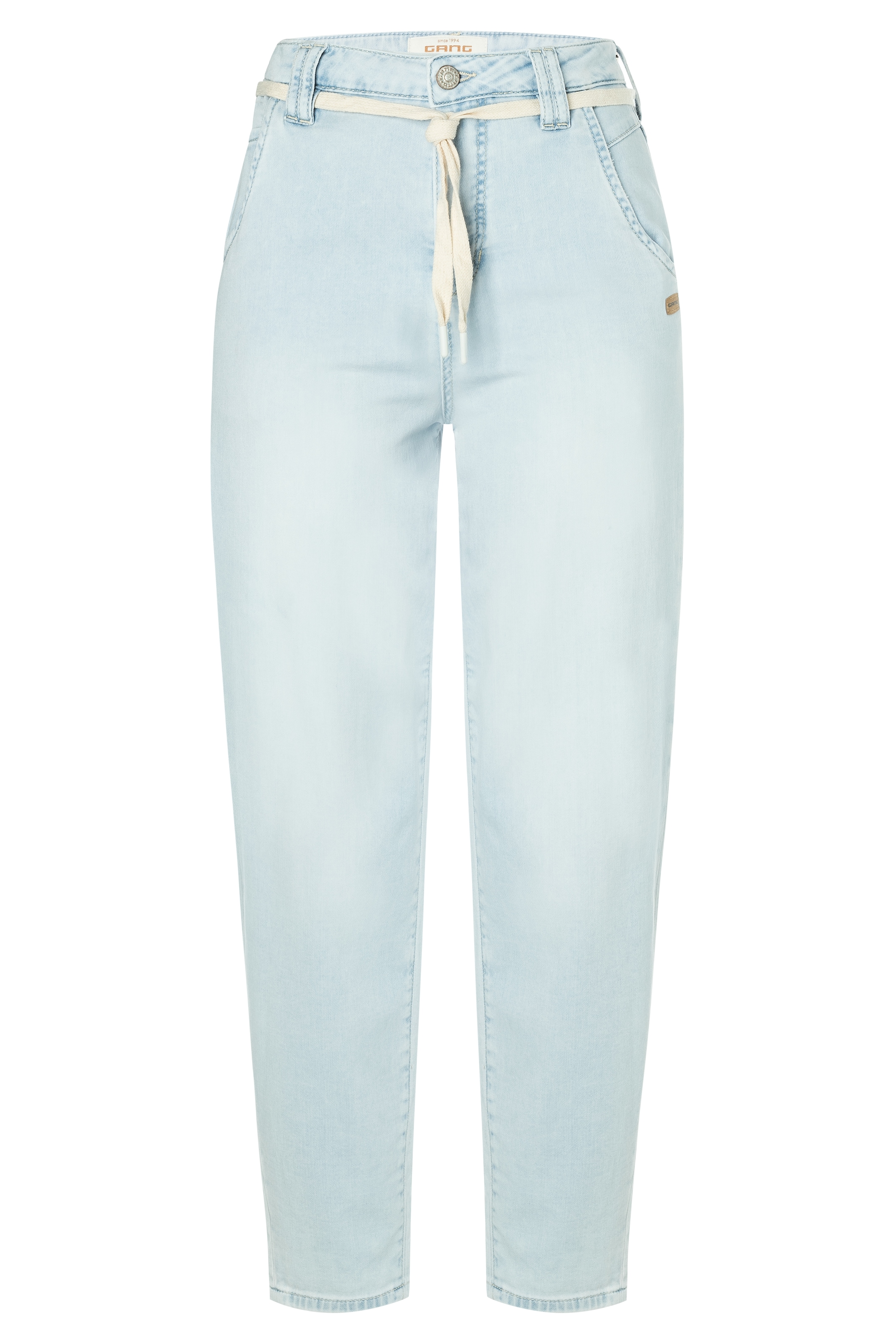 GANG 5-Pocket-Jeans »94VIA JOGGER«, mit Kordel-Gürtel und O-Shape