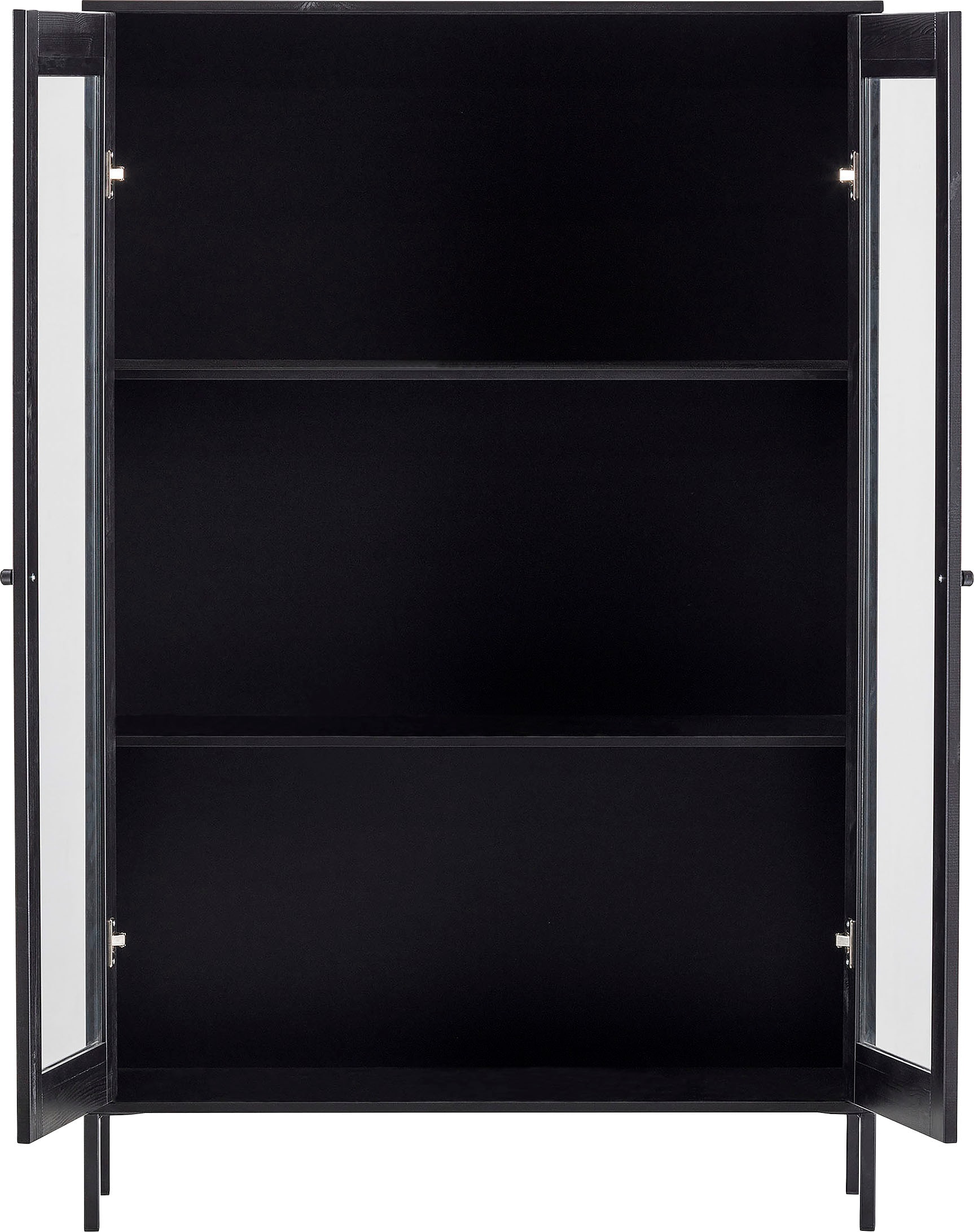 WOOOD Vitrine »Xam«, aus Kiefernholz, Breite 100 cm