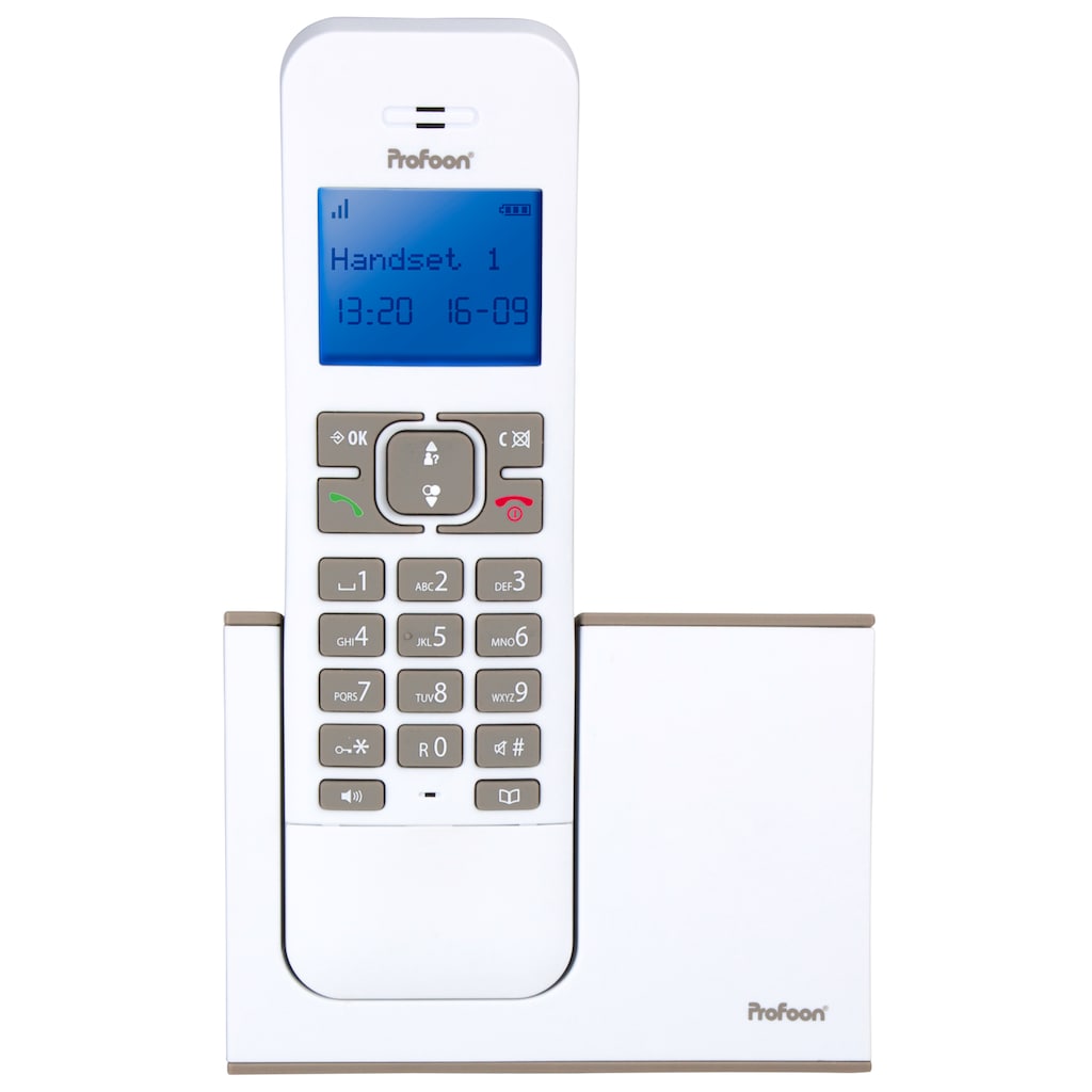 Profoon Schnurloses DECT-Telefon »PDX-8400TE - DECT-Telefon mit 1 Mobilteil«