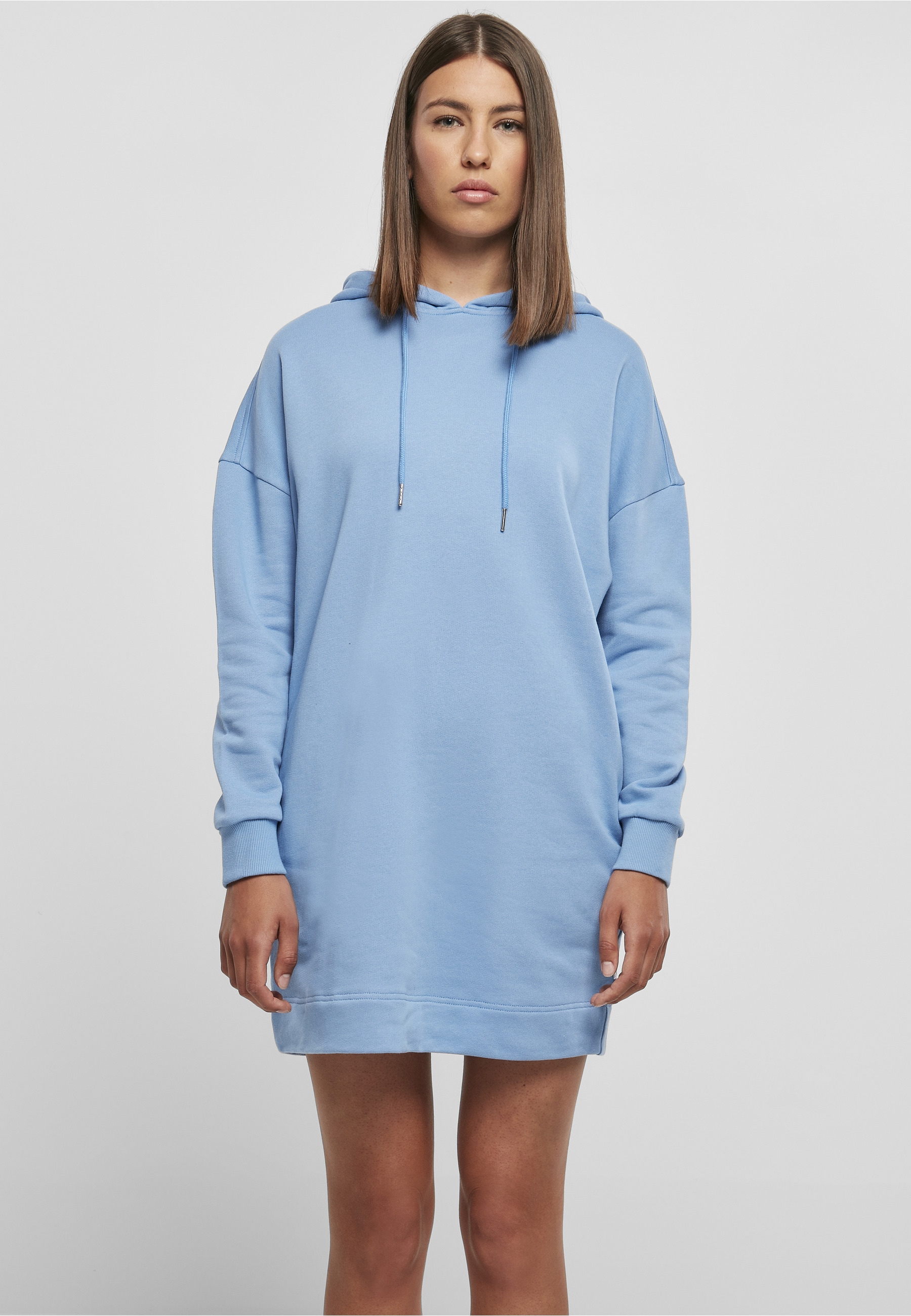 URBAN CLASSICS Shirtkleid »Urban Classics Damen Ladies Organic Oversized Terry Hoody Dress« 1 Stk. tlg.