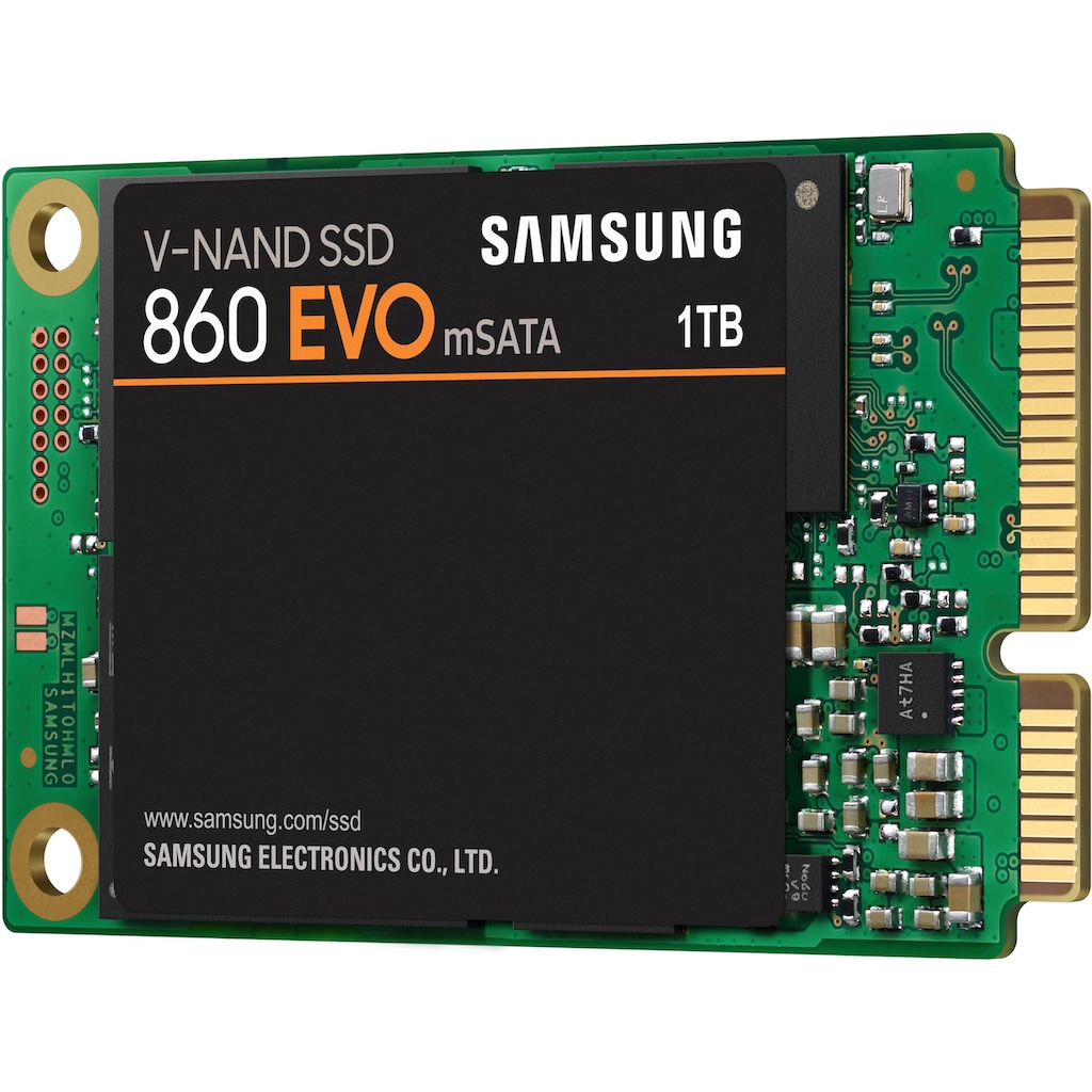 Samsung interne SSD »860 Evo mSATA III SSD«, 2,5 Zoll, Anschluss SATA III