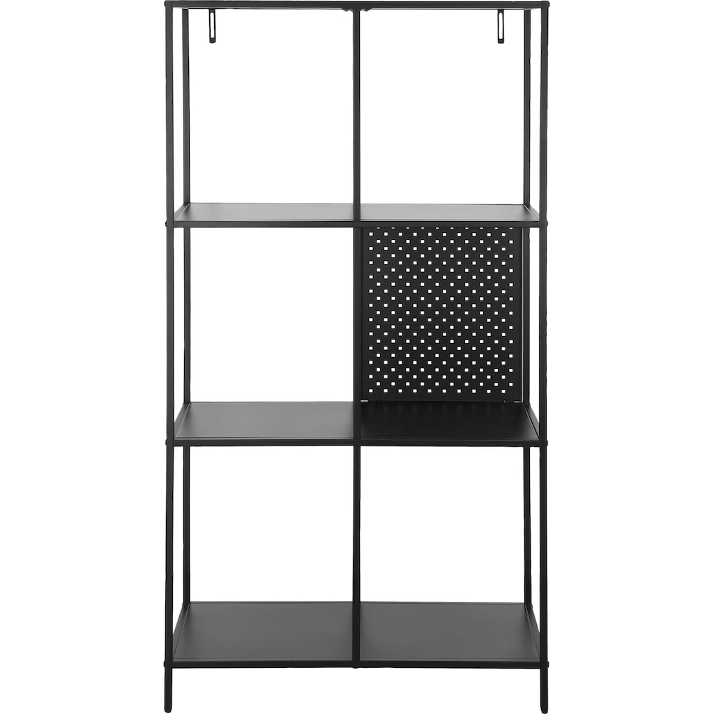 andas Standregal »Ingstrup«, Pulverbeschichtet aus Metall, Breite 75 cm, Höhe 144 cm