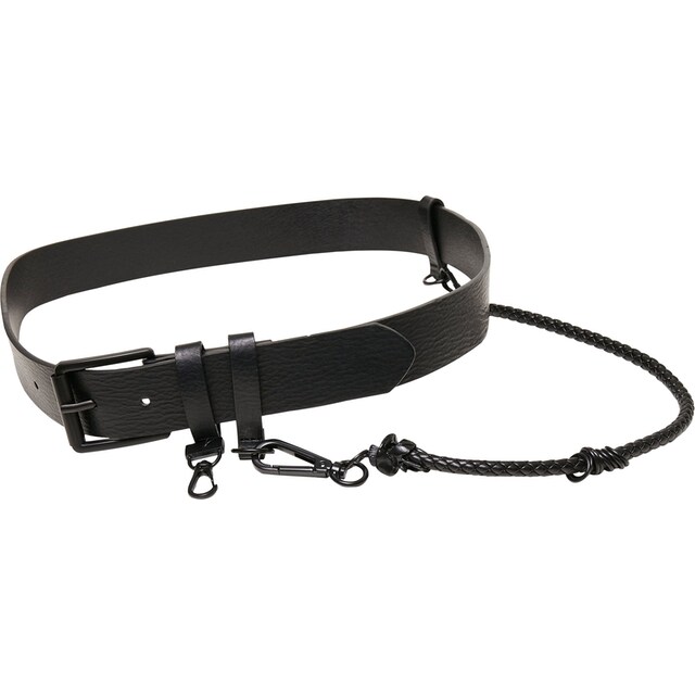 URBAN CLASSICS Hüftgürtel »Accessories Imitation Leather Belt With Key Chain«  online kaufen | BAUR