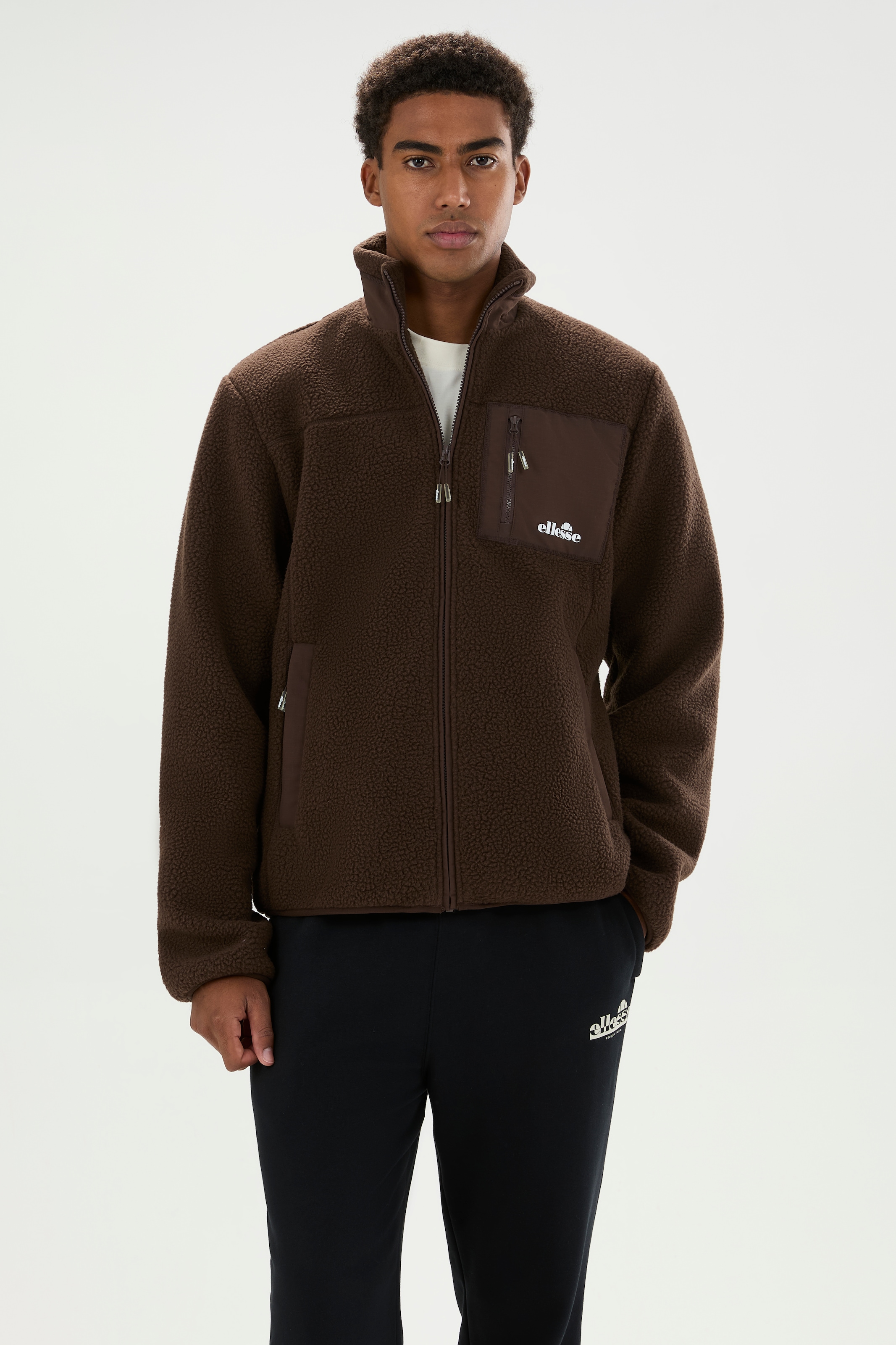 Ellesse "ZERANO 2 FZ JACKET" mit Reißverschluss, normale Länge, aus Polyester