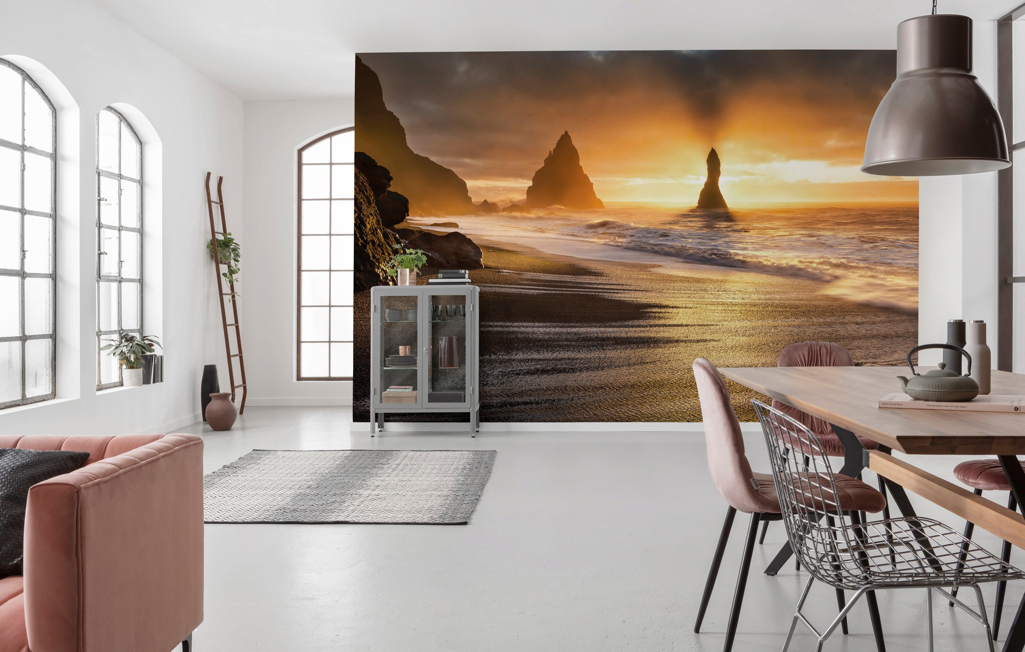 Komar Vliestapete »Red Planet«, 450x280 cm (Breite x Höhe), Wohnzimmer, Schlafzimmer