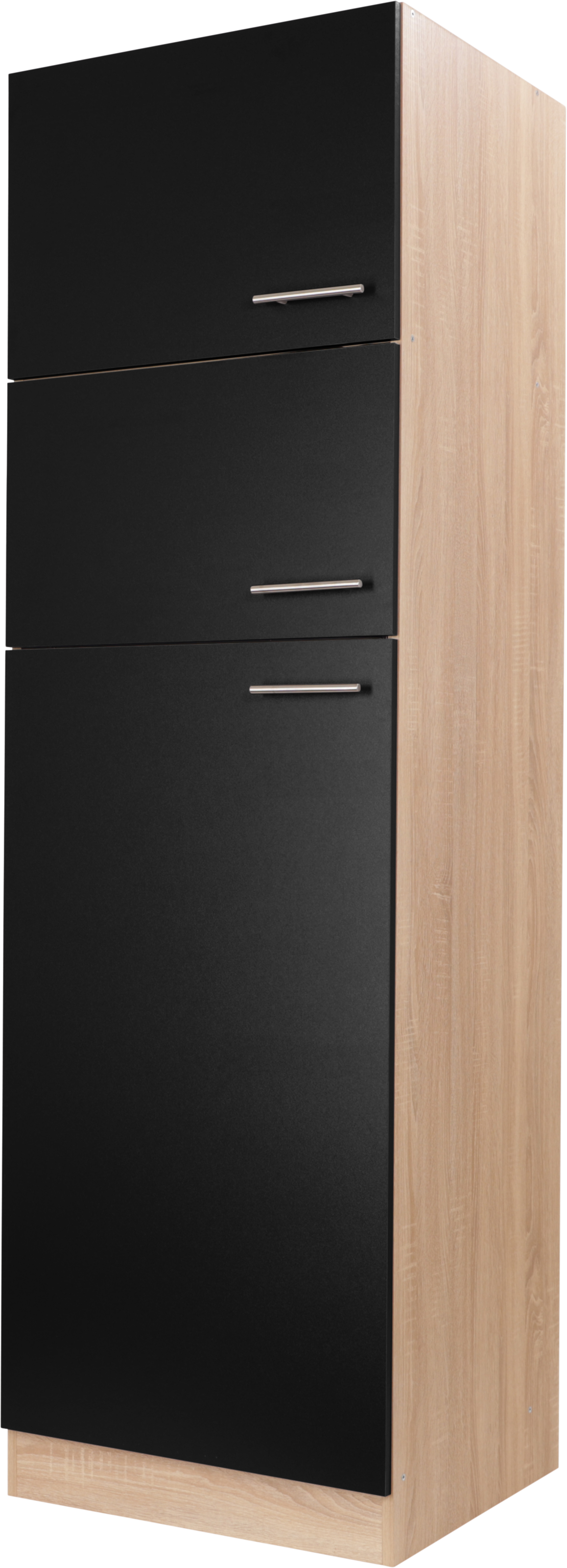 RESPEKTA Kühlumbauschrank »Merle« Breite 60 cm, Türen wechselseitig anschlagbar, Griffe aus Metall