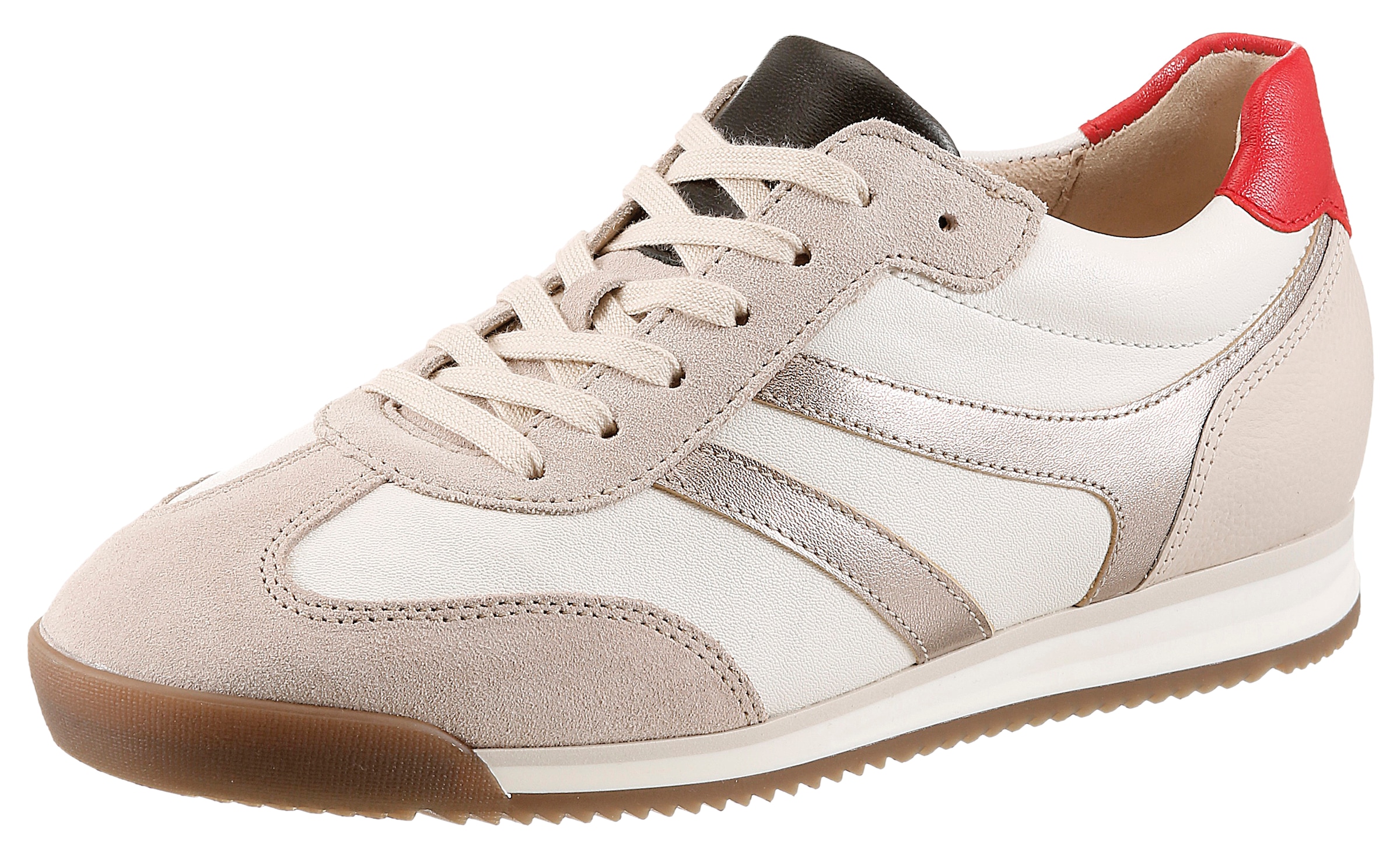 Gabor Keilsneaker Freizeitschuh, Halbschuh, Schnürer im Retro Style günstig online kaufen