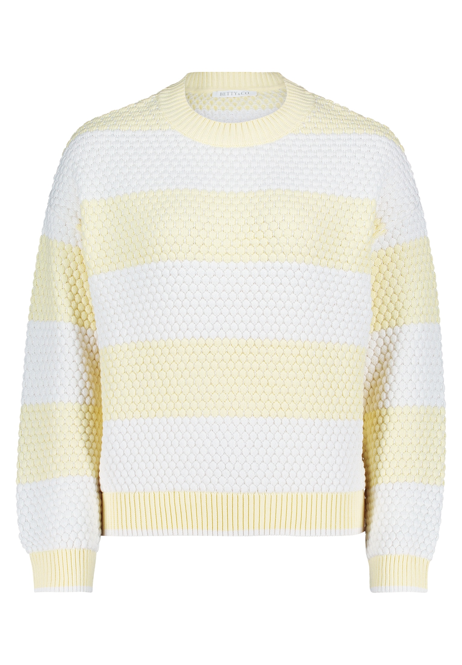 Betty&Co Strickpullover »Betty & Co Strickpullover mit Struktur«, (1 tlg.), Struktur