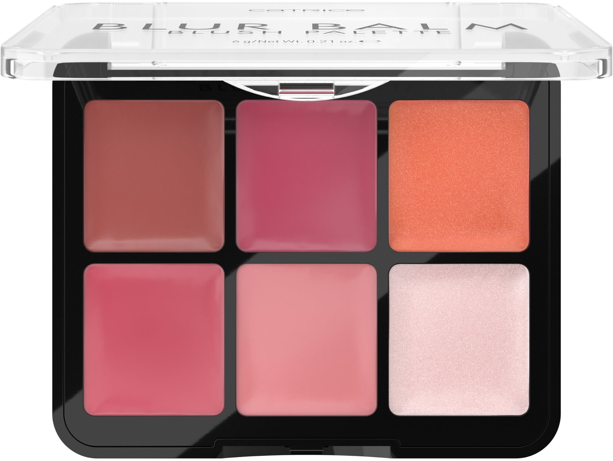 Catrice Rouge-Palette »Blur Balm Blush Palette«, Perfekt für zarte Akzente oder kräftige Farbmomente