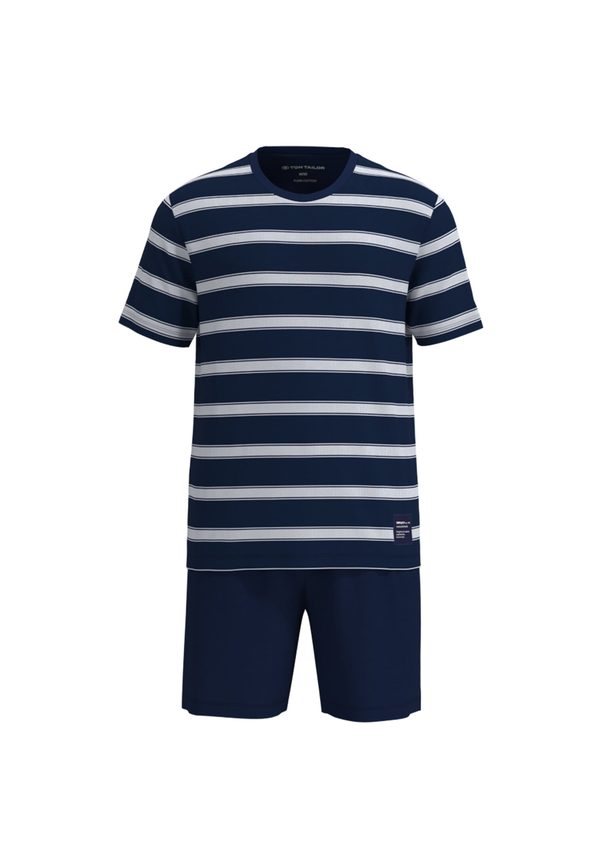 TOM TAILOR Schlafanzug "Pyjama Shorty Rundhals" günstig online kaufen