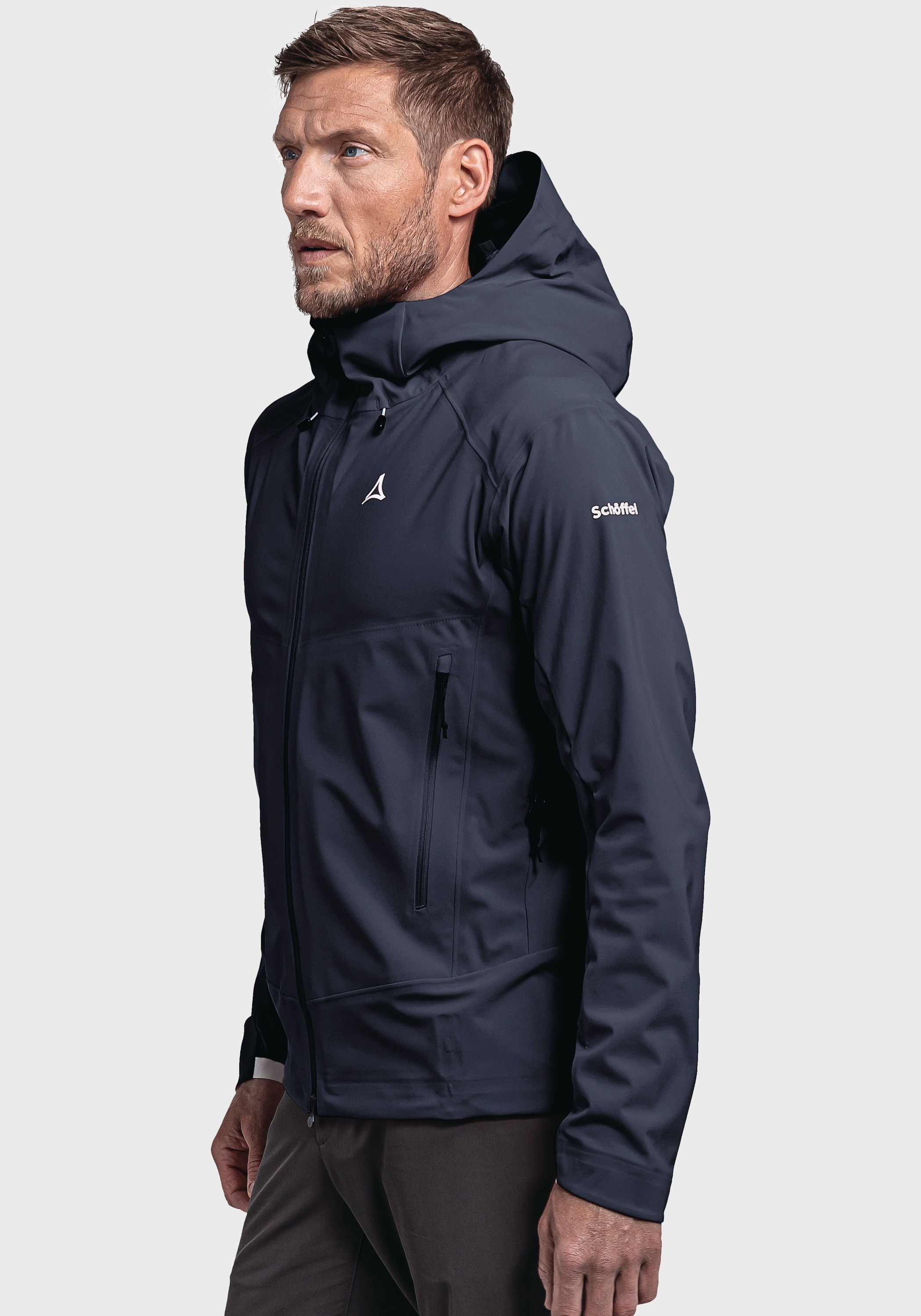 Schöffel Outdoorjacke »Softshell Jkt Mangart M«, mit Kapuze