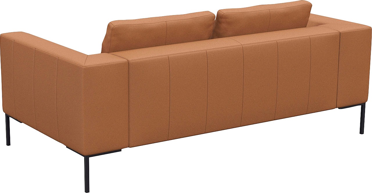 FLEXLUX 2,5-Sitzer »Loano«, modernes Sofa, frei im Raum stellbar, lose Kissen, Kaltschaum im Sitz