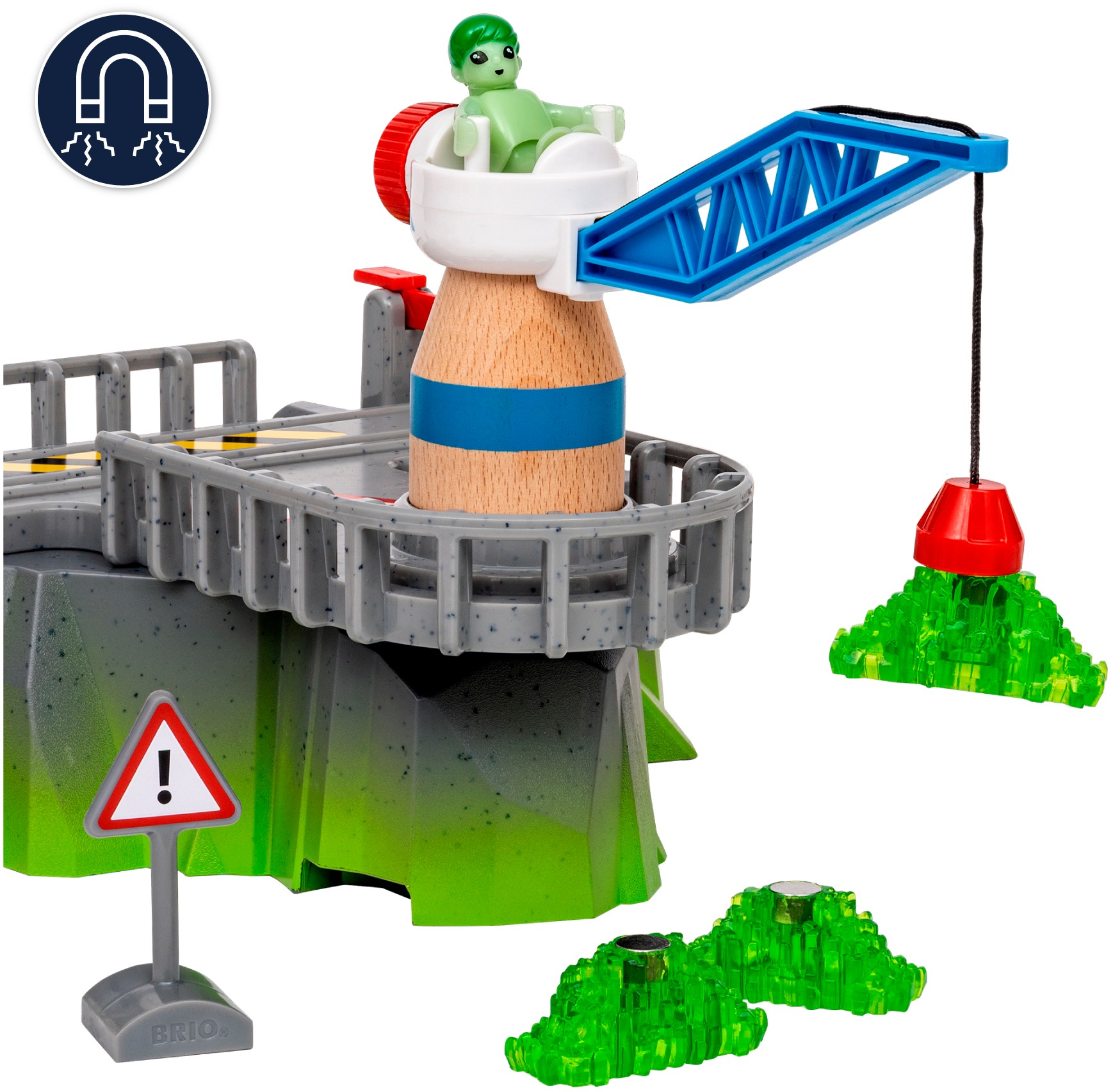 BRIO® Spielwelt »BRIO® WORLD, Weltraum Deluxe Zugset (36157)« mit Licht und Sound