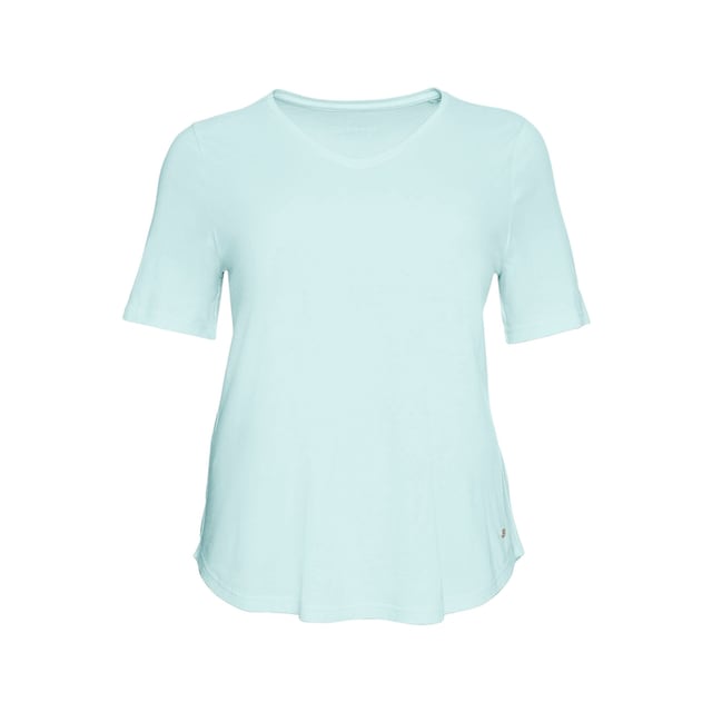 T-Shirt Saum »Große | Sheego Kurzarm Größen«, BAUR und verlängertem gerundetem online kaufen mit