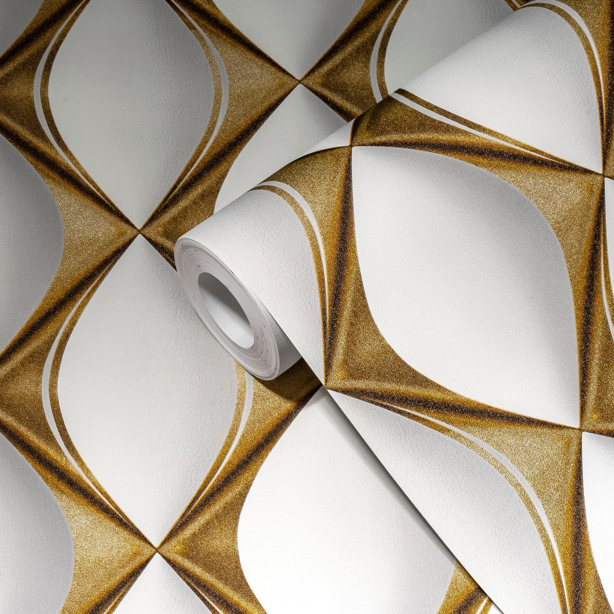 Home My Tapete walls Effekt auf | Raten BAUR living 3D-Optik-metallic, Spa«, Vliestapete »My Design 3D