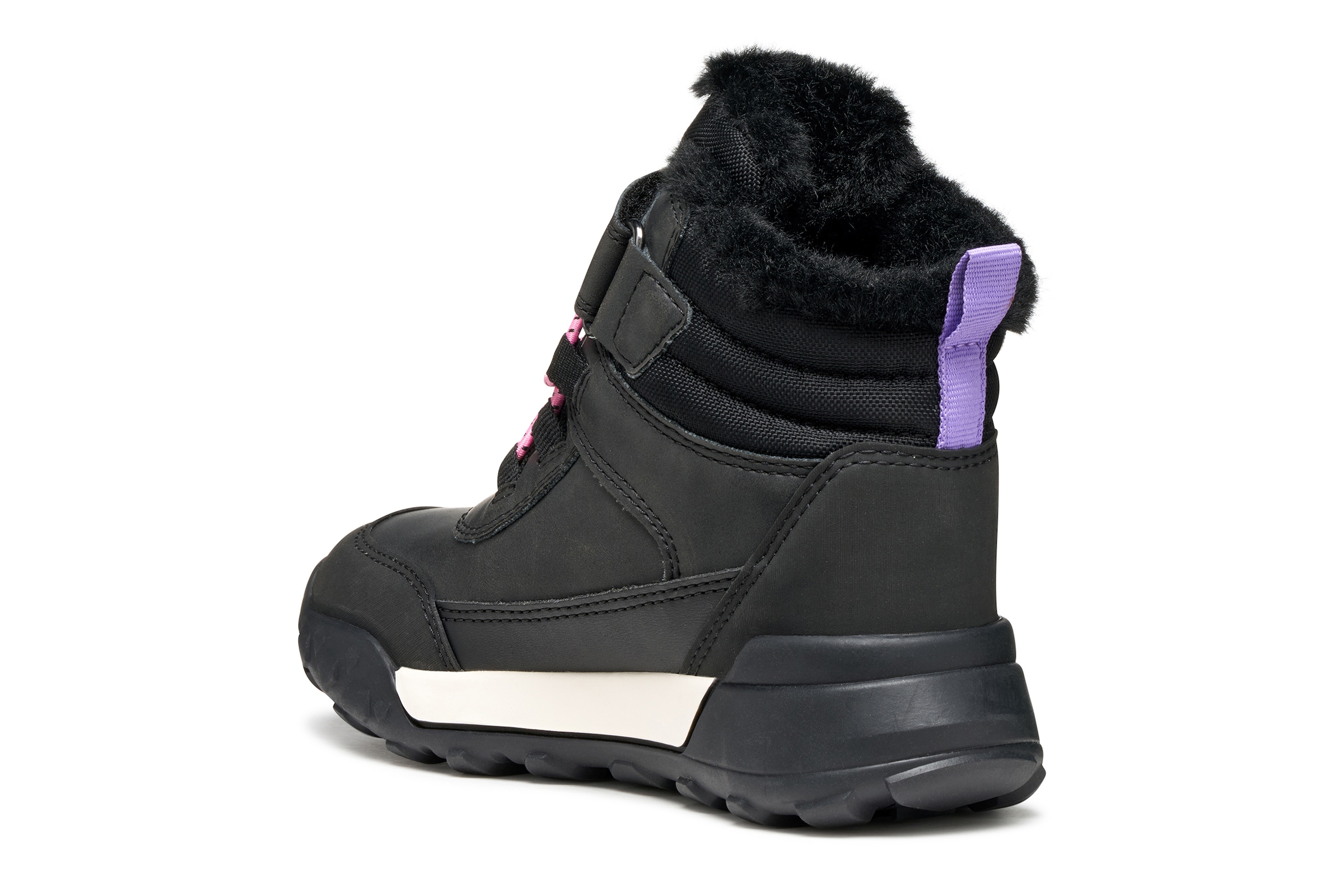 Geox Winterboots »J TREKKYUP GIRL B AB«  Freizeitstiefel, Boots mit Warmfutter, Größenschablone zum Download